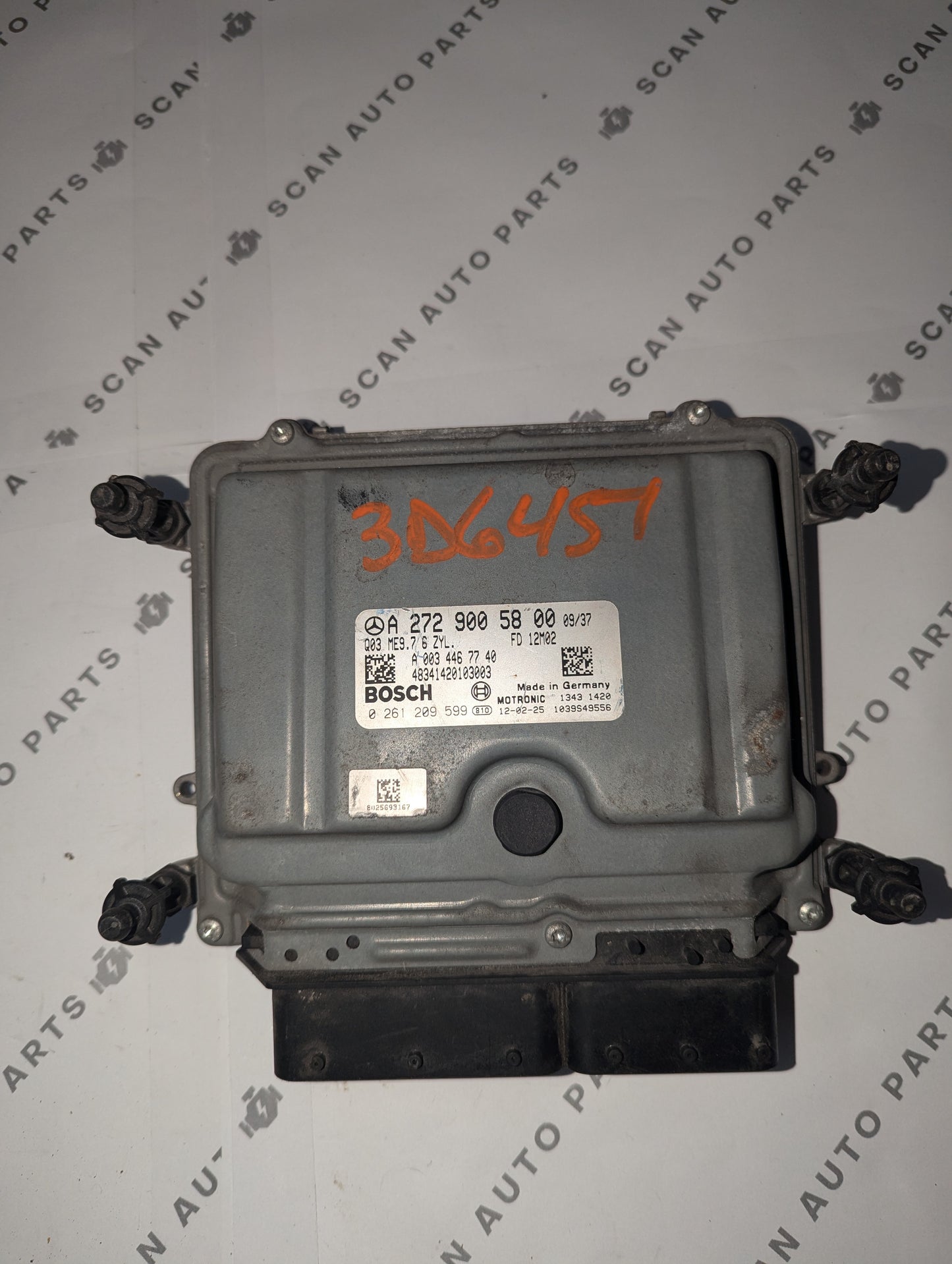 Used 2012 Mercedes-Benz GLK350 Bosch ME9.7 ECU 0261209599/A2729005800