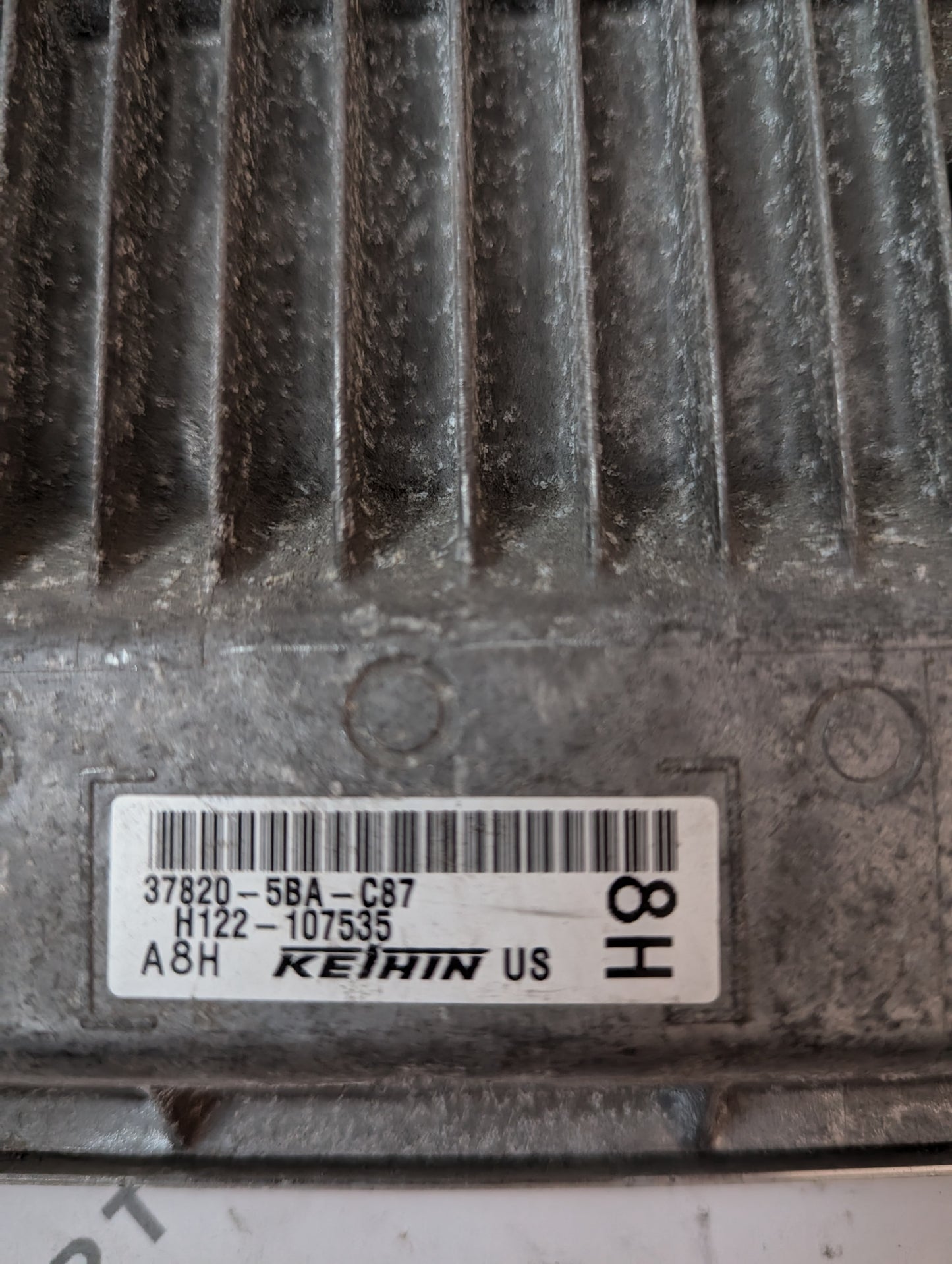 Used 2017 Honda Civic KEIHIN 37820-5BA-C87/378205BAC87 ECU H122-107535