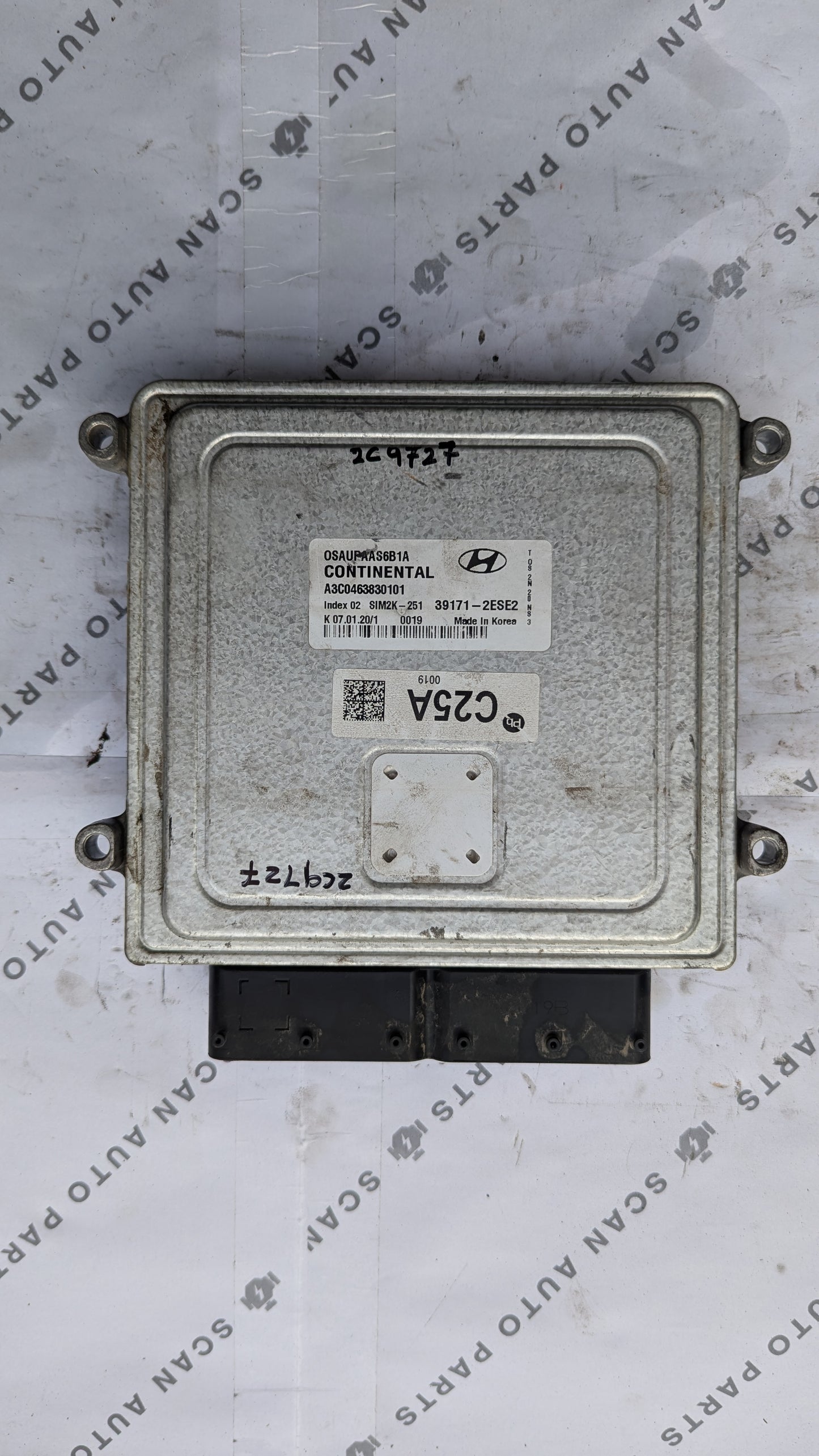 Used 2019-2021 Hyundai Kona Continental SIM2K-251 ECU 39171-2ESE2 / OSAUPAASB1A