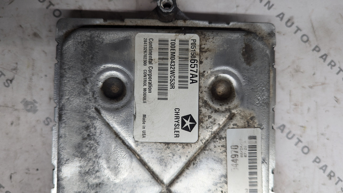 Used 2012 Dodge Caravan Continental P05150657AA ECU 2841326702300