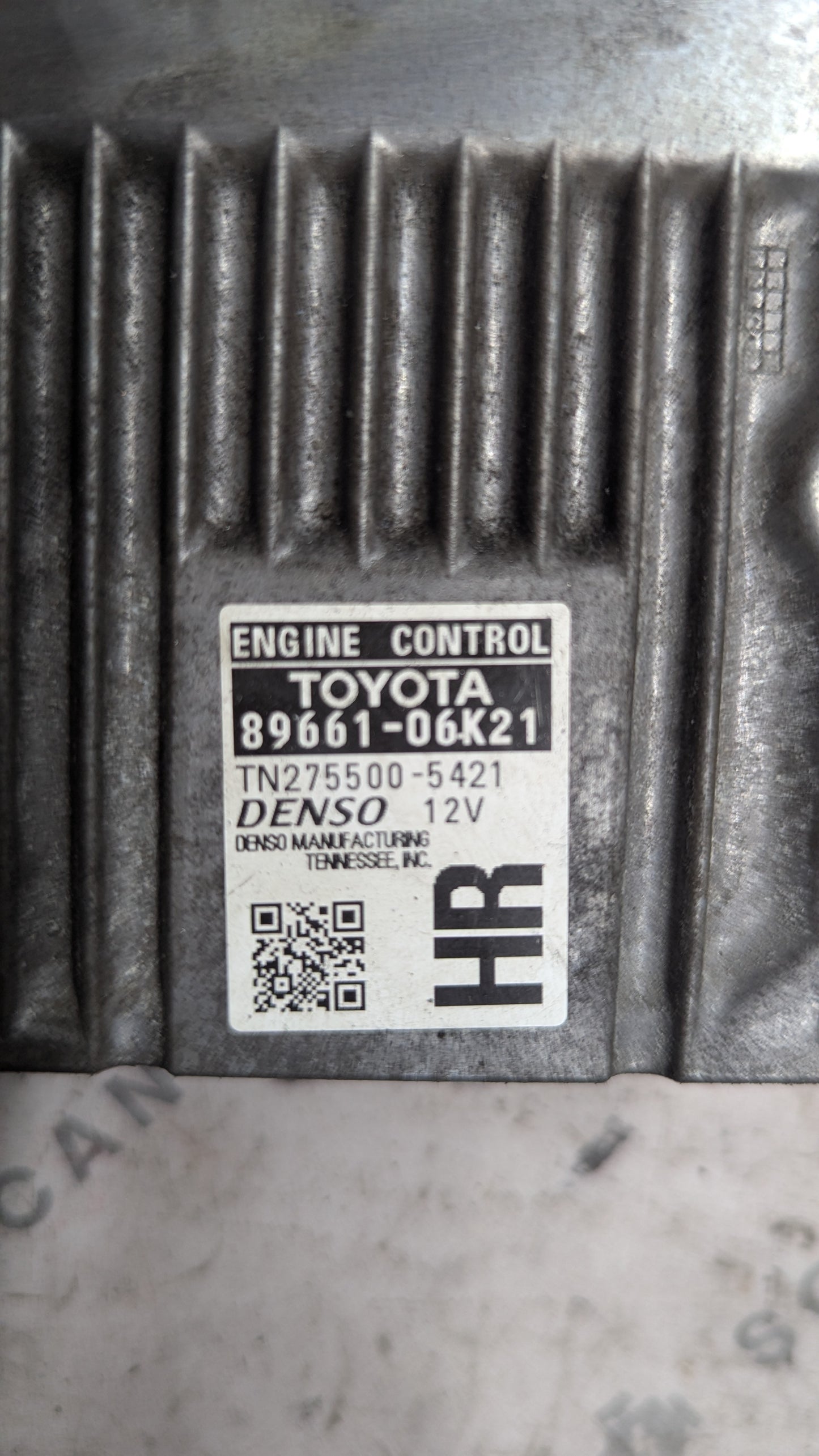 Used 2012 Toyota Camry Denso 89661-06K21 ECU TN275500-5421