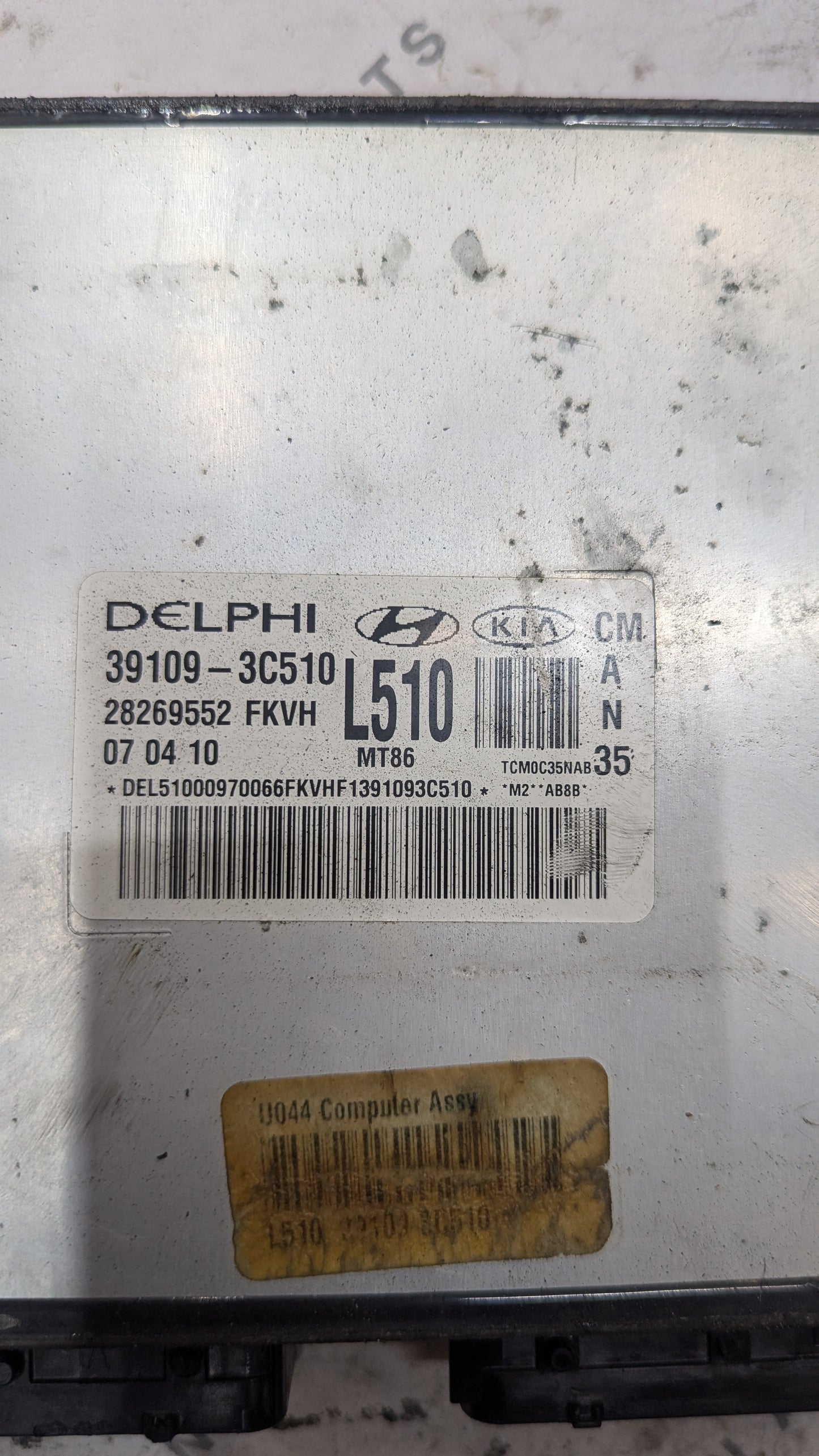 Used 2010 Hyundai Santa Fe Delphi 39109-3C510 ECU 28269552