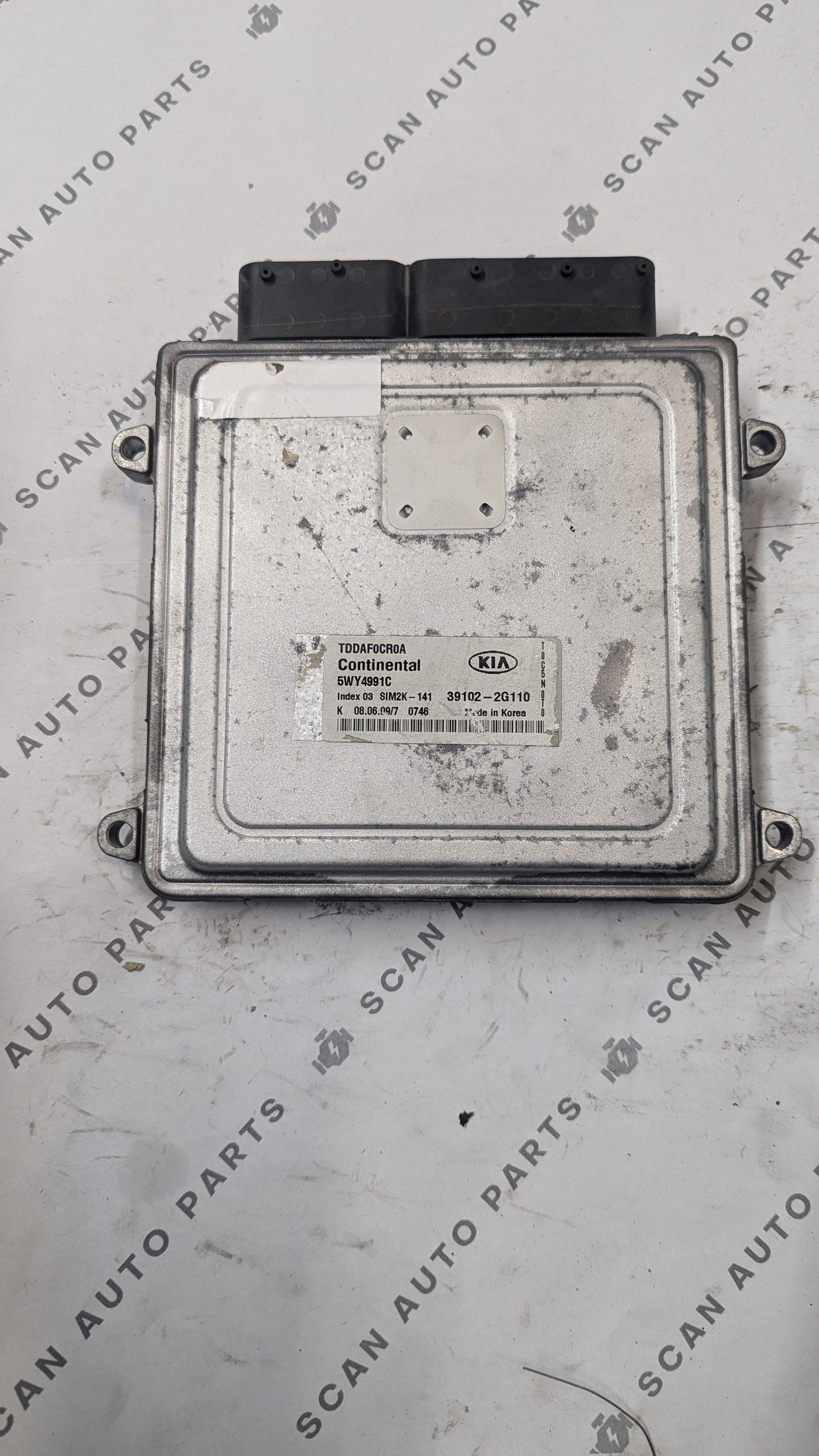 Used 2010 KIA FORTE Continental SIM2K-141 / 39102-2G110 ECU 5WY4991C