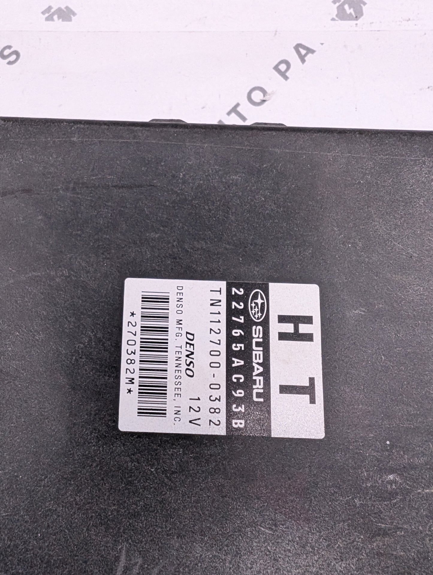 Used 2011 Subaru Legacy DENSO TN112700-0382 ECU 22765AC93B