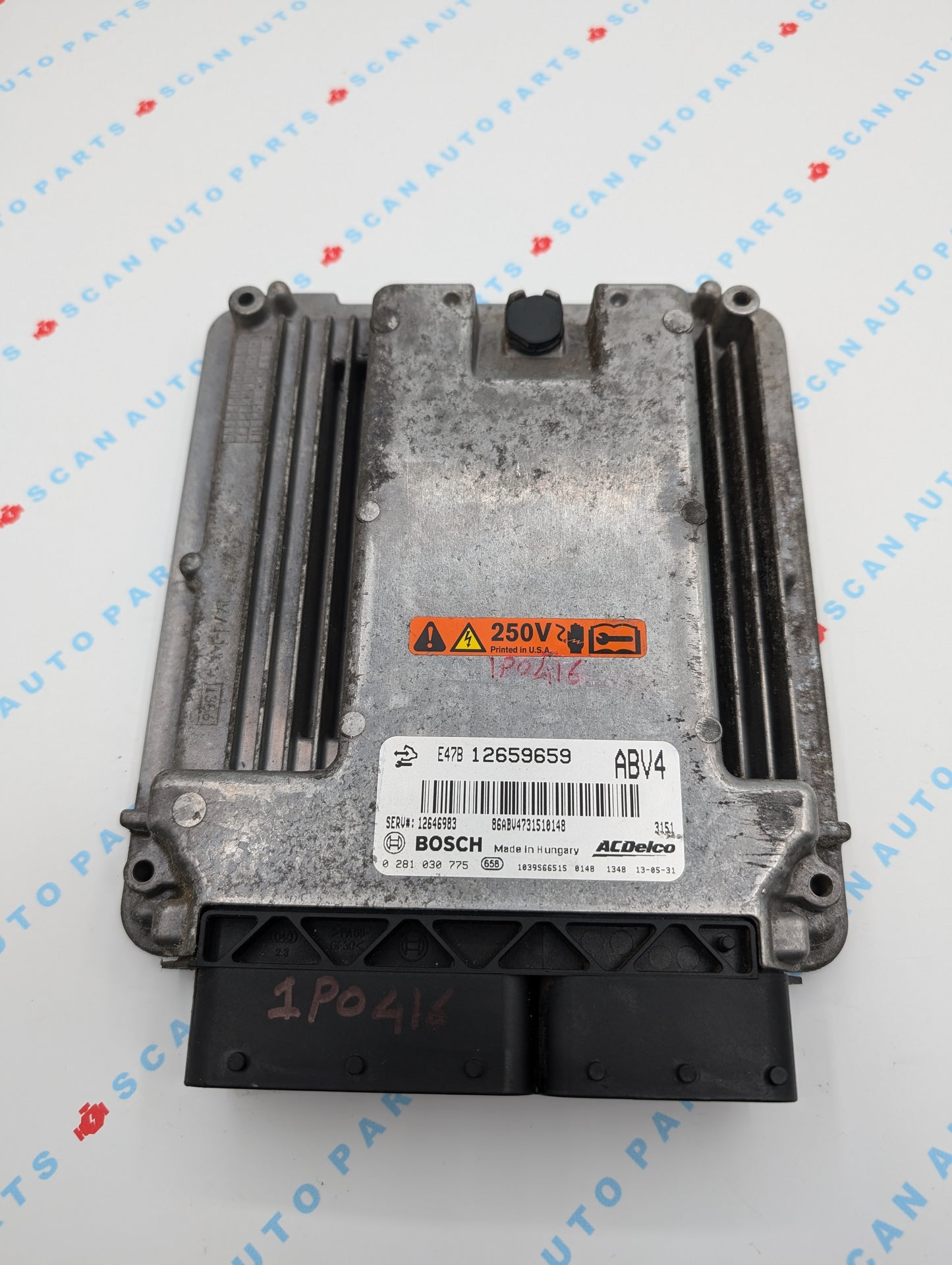 Used 2014 Chevrolet Cruze Bosch E47B 12659659 ECU 0281030775
