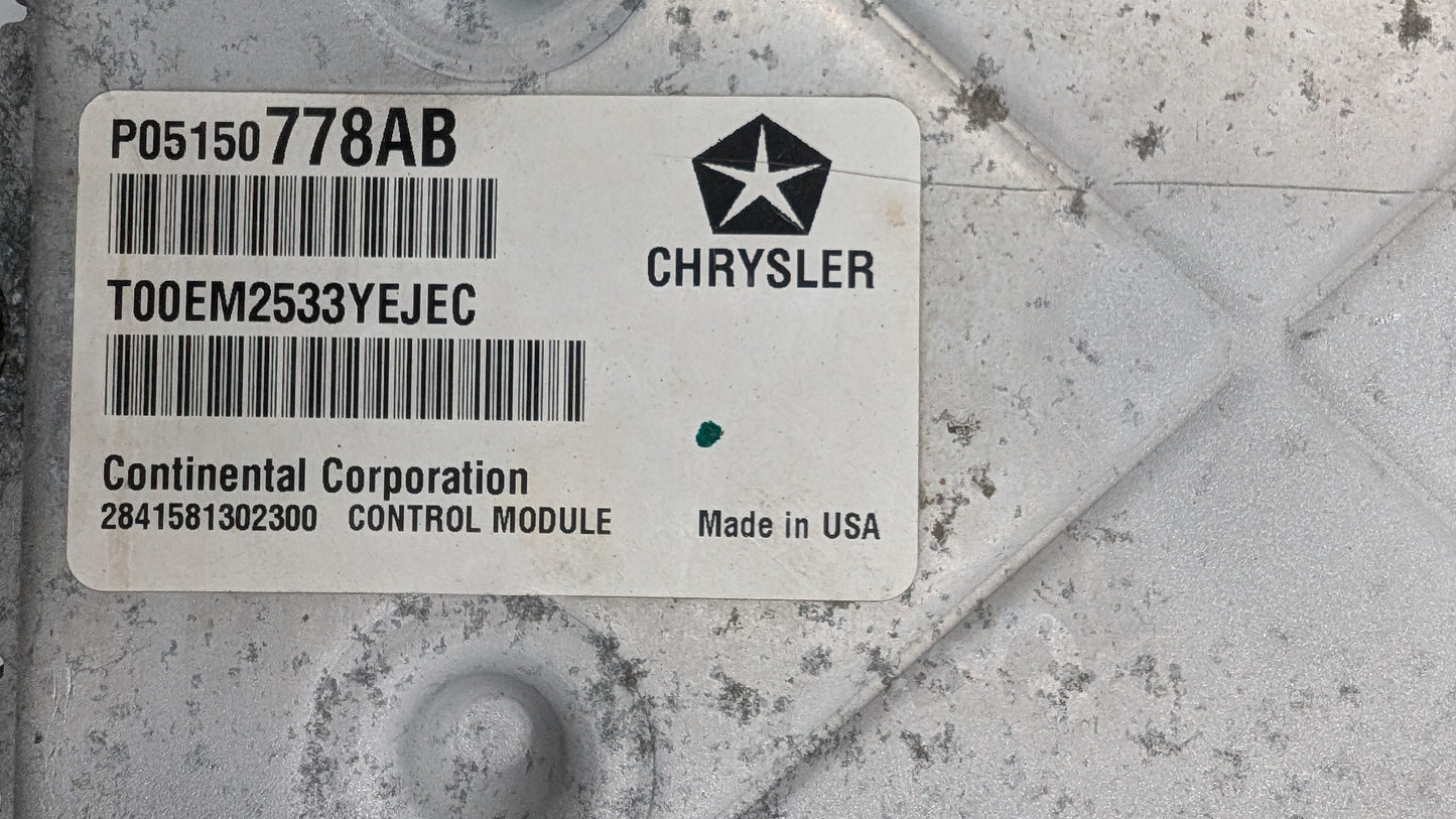 Used 2014 Dodge Grand Caravan Continental P05150778AB ECU P68206610AE