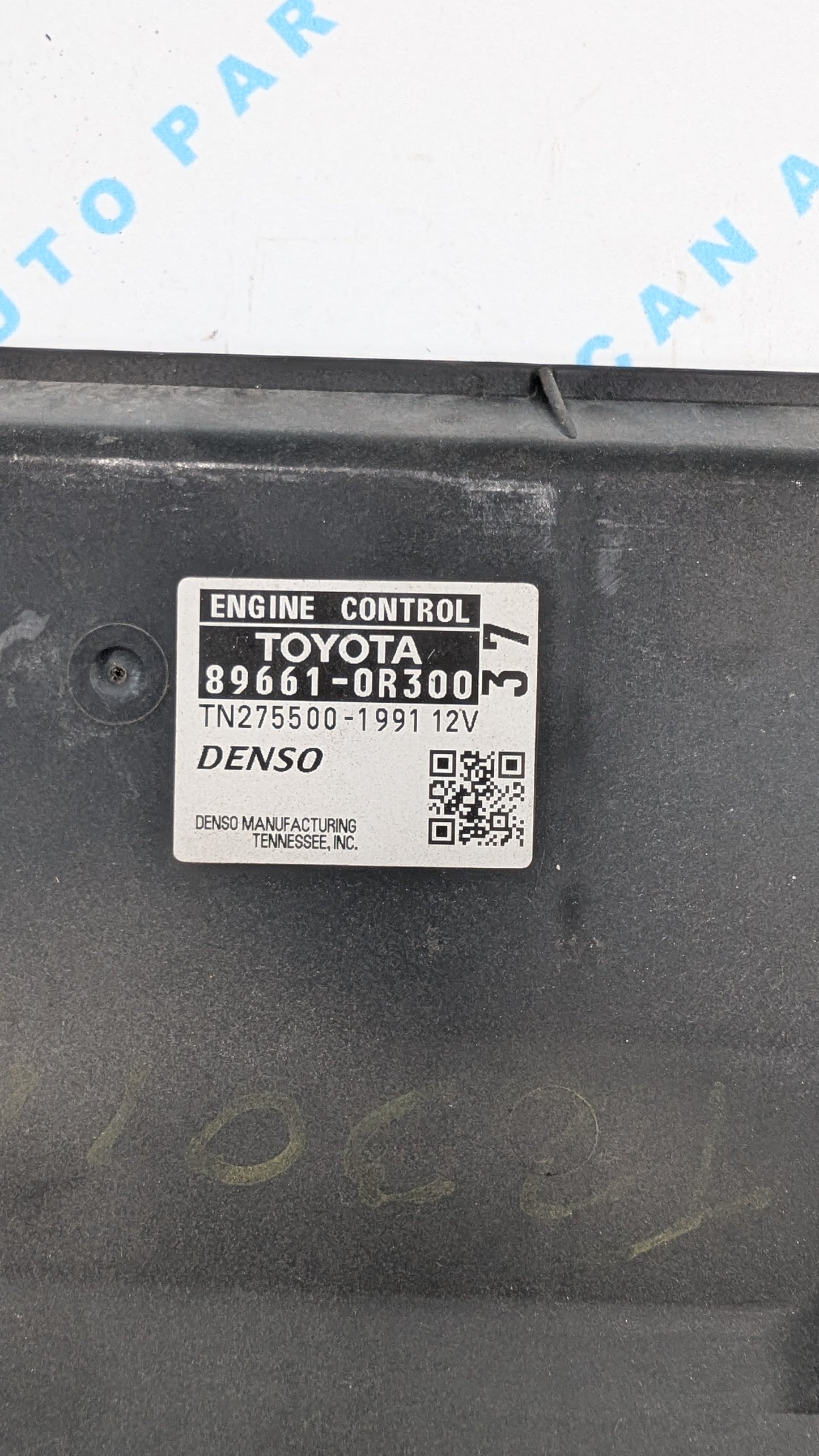 Used 2012 TOYOTA RAV4 DENSO 89661-0R300 ECU TN275500-1991