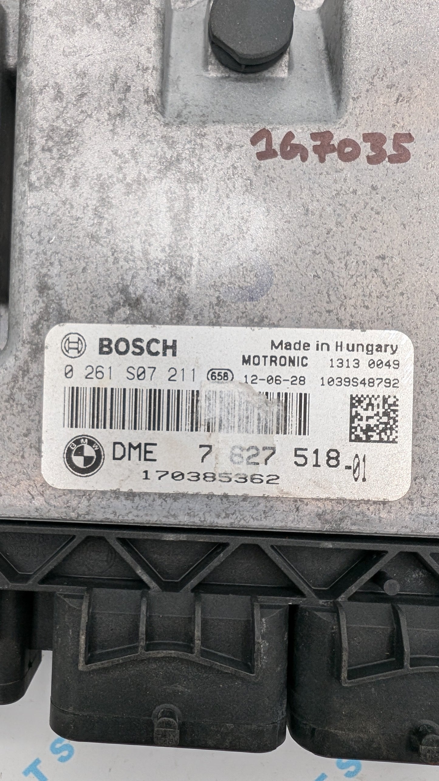 Used 2013 BMW Mini Cooper Bosch DME7627518 ECU 0261S07211