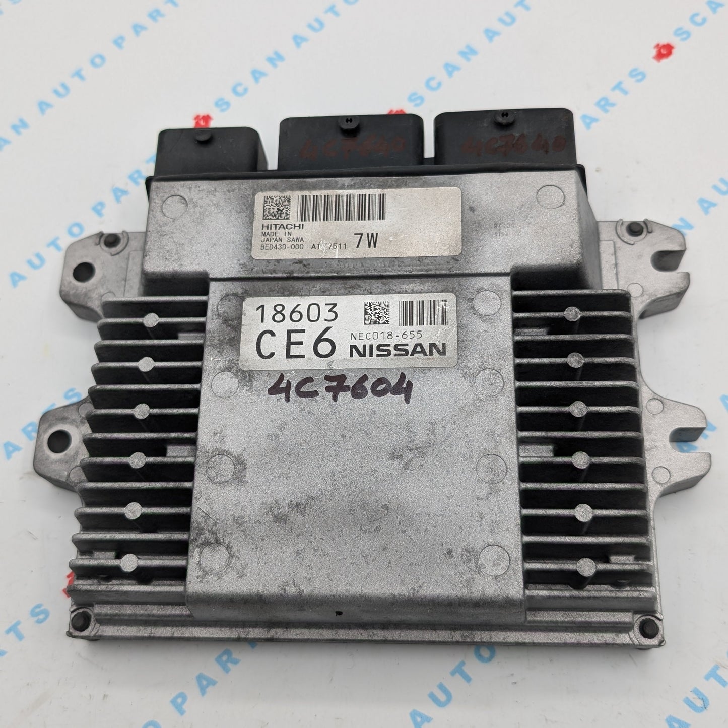 Used 2017 Nissan Qashqai Hitachi BED43D-000 A1 ECU NEC018-655