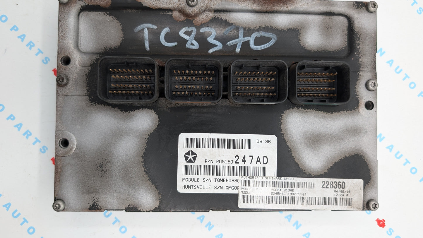 Used 2010 Dodge Caravan Continental P05150247AD ECU P68045613AE