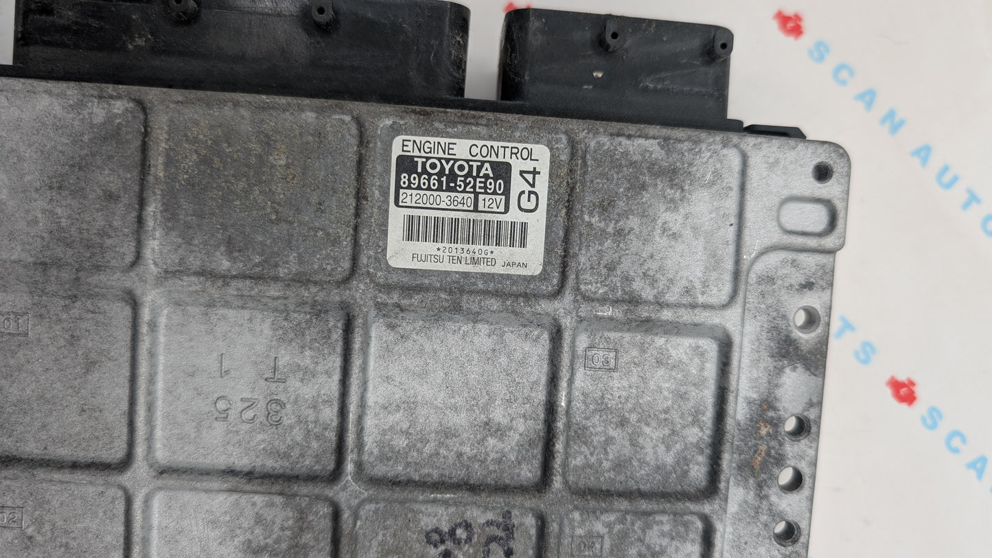 Used 2007 Toyota Yaris Fujitsu 89661-52E90 ECU 212000-3640