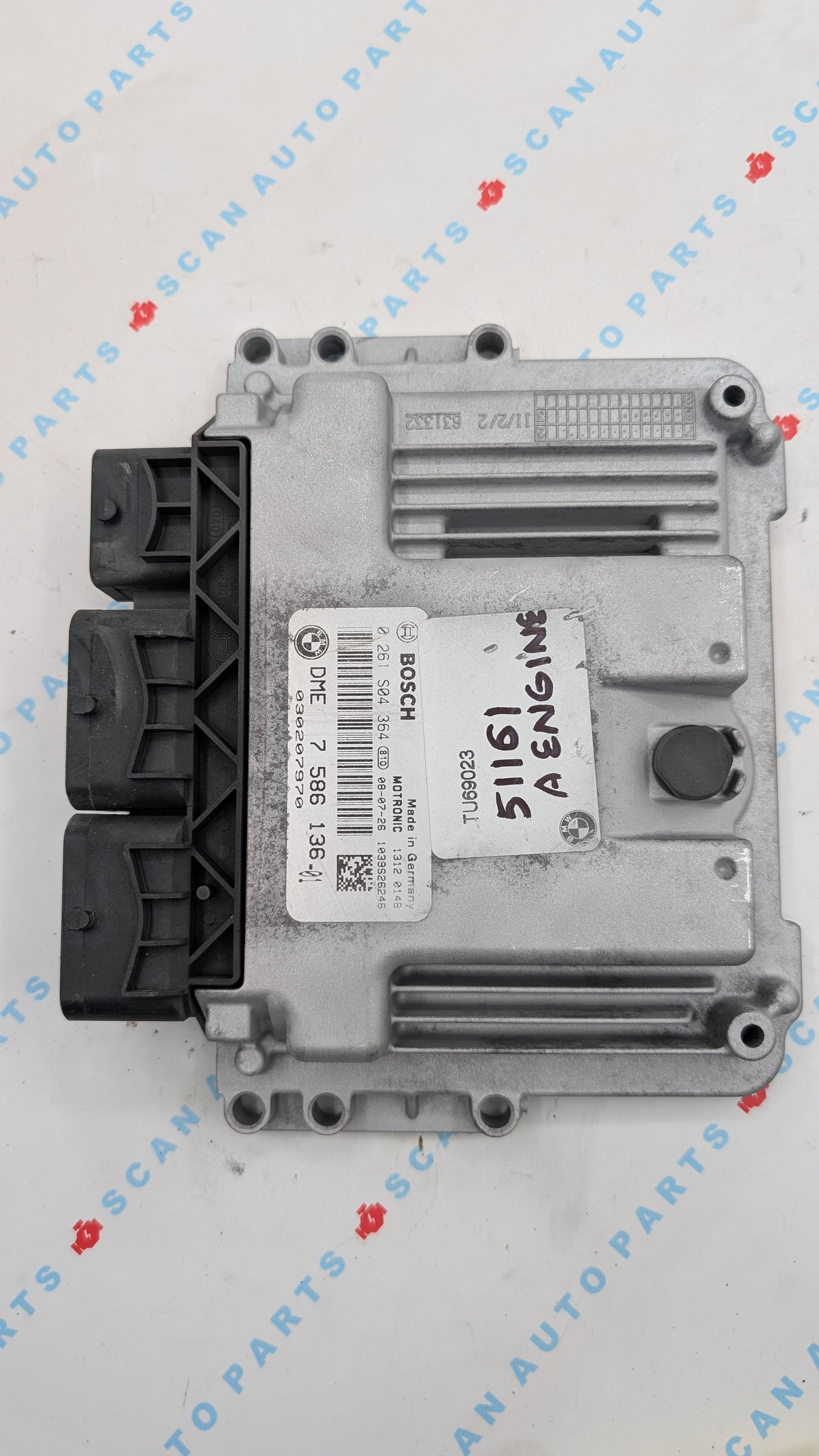 Used 2008 Mini Cooper Bosch DME 7586136-01 ECU 0261S04364