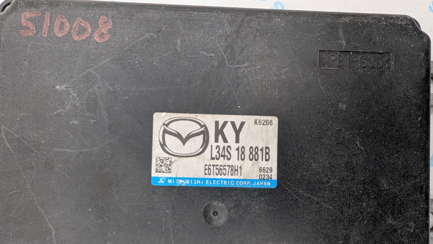 Used 2007 Mazda 3 Mitsubishi L34S18881B ECU E6T56578H1