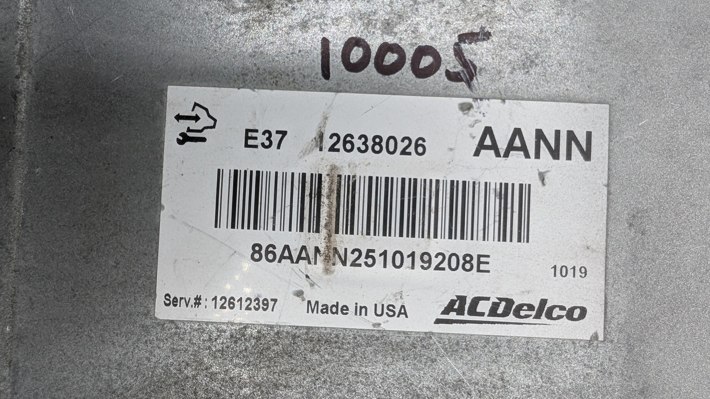 Used 2019 Chevrolet Malibu ACDelco E37 12638026 ECU 12612397