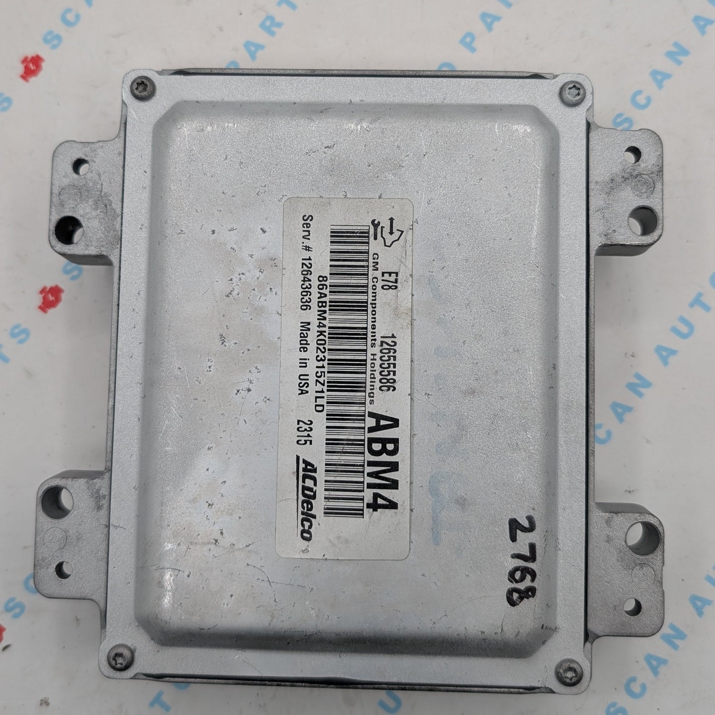 Used 2013 CHEVROLET TRAX ACDelco E78 12655586 ECU 12643636