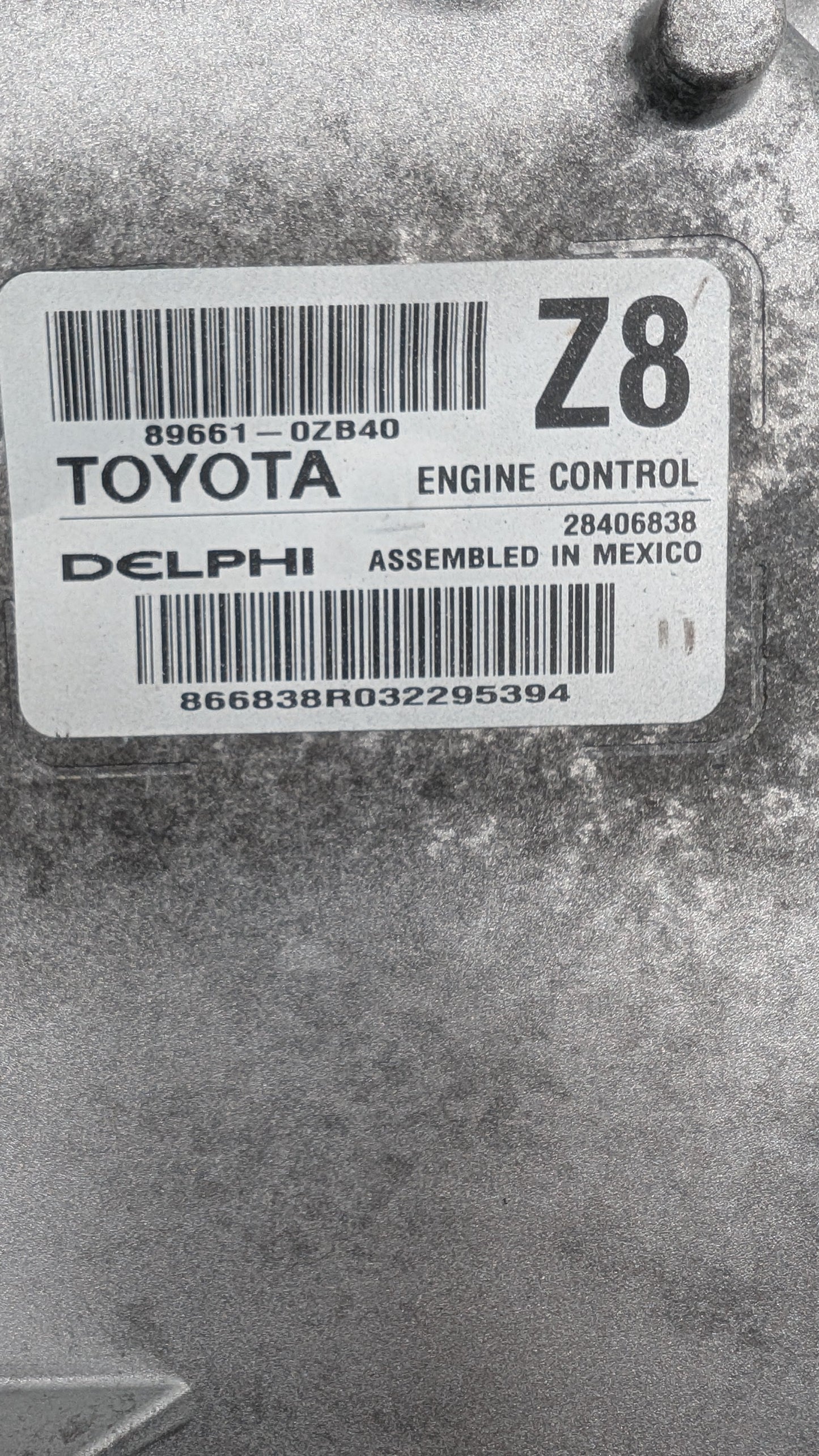 Used 2014 Toyota Corolla Delphi 89661-0ZB40 ECU 28406838