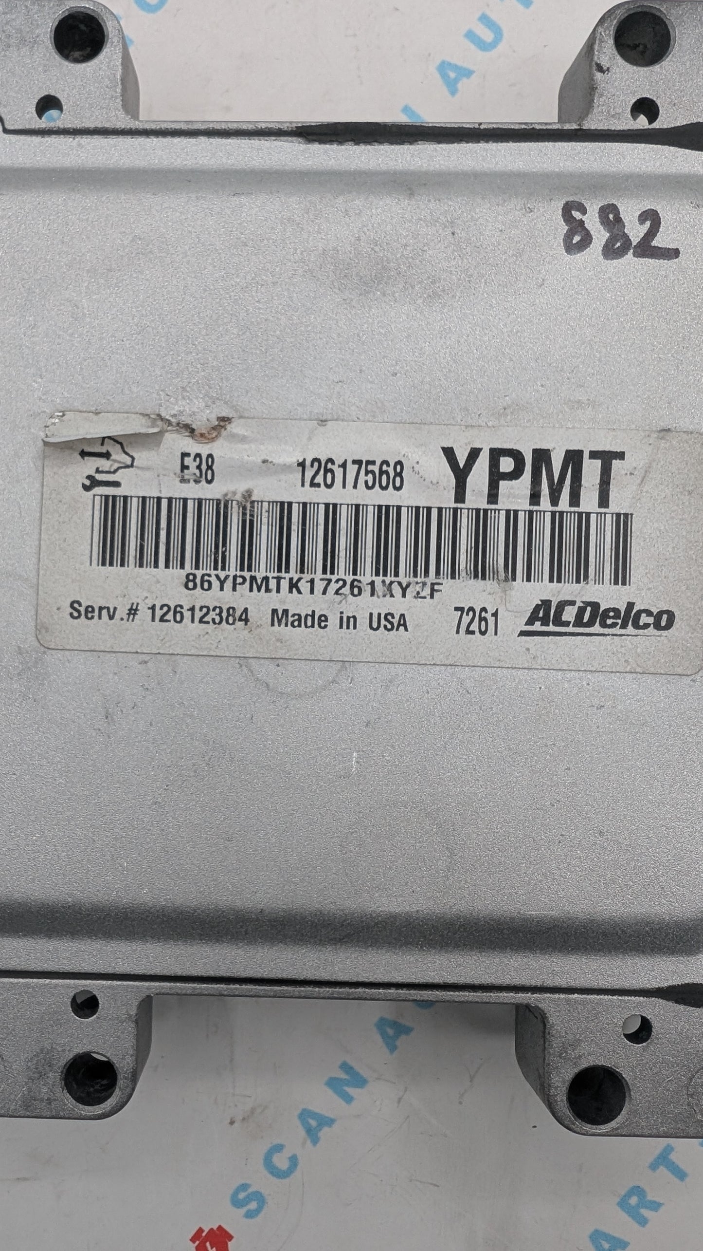 Used 2008 CHEVROLET EQUINOX ACDelco E38 12617568 ECU 12612384