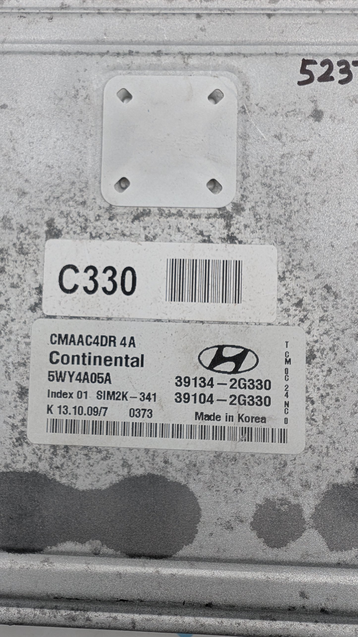 Used 2010 Hyundai Santa Fe Continental 39134-2G330 ECU SIM2K-341 / 5WY4A05A