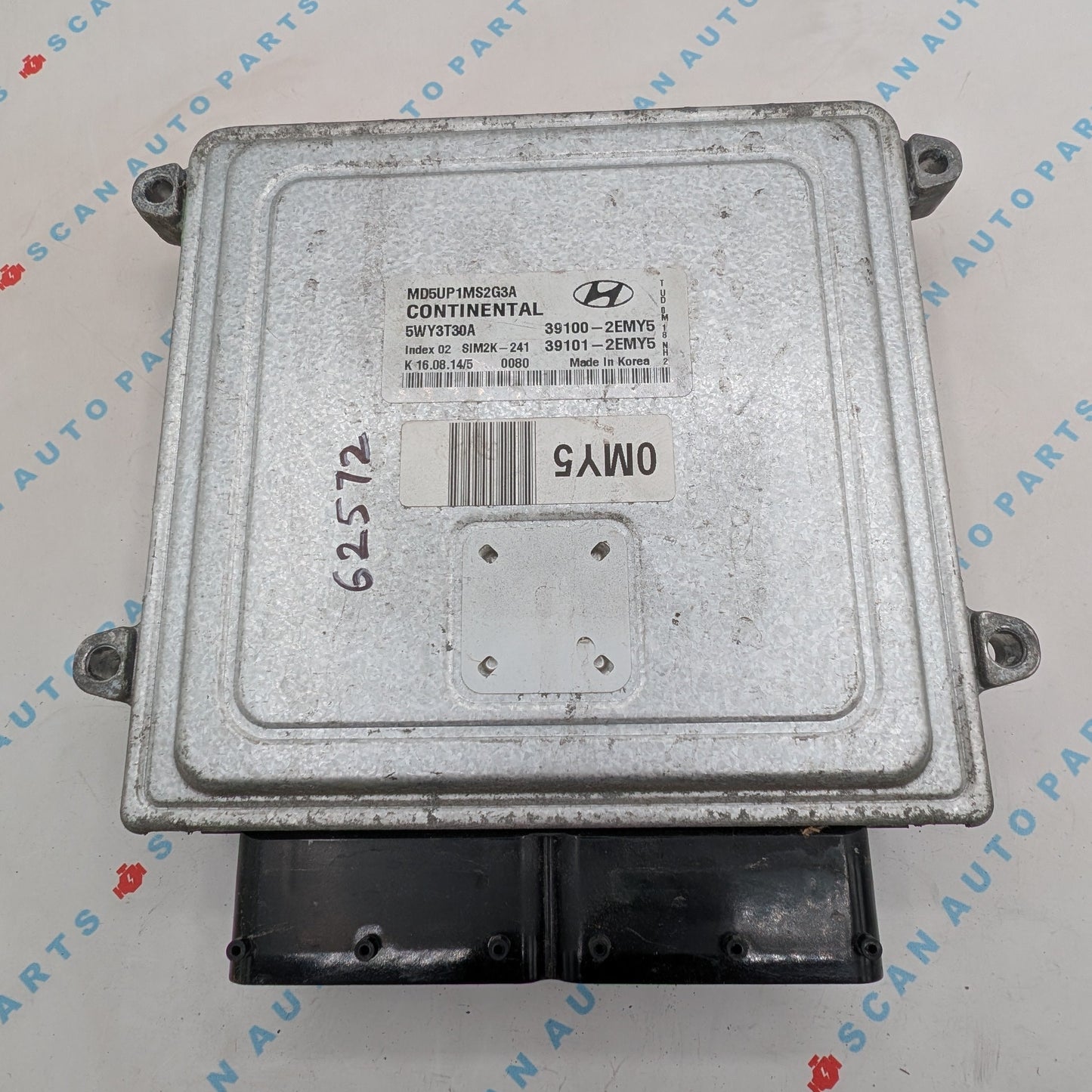 Used 2015 Hyundai Elantra Continental 39100-2EMY5 ECU SIM2K-241 / 5WY3T30A