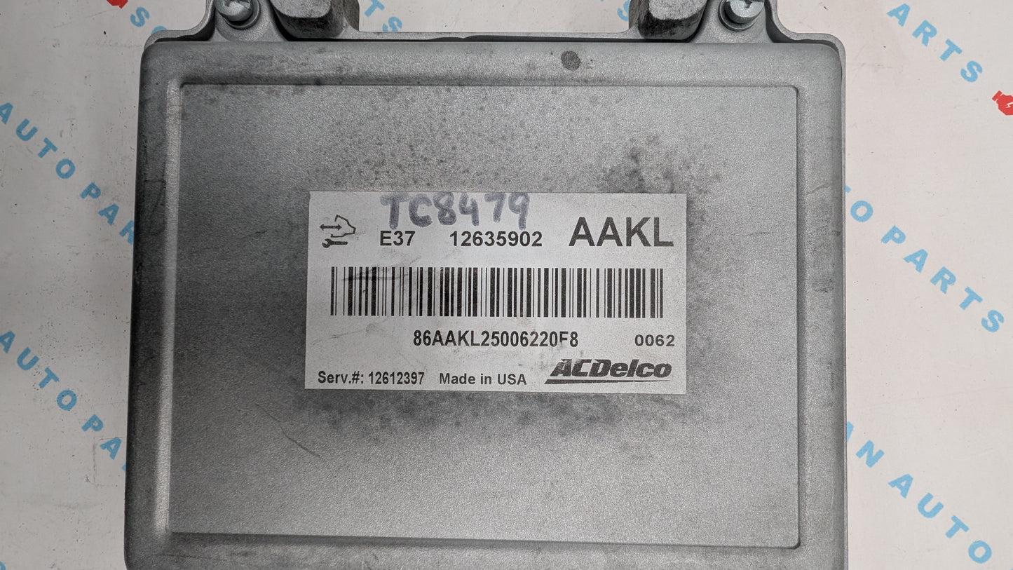 Used 2010 Chevrolet Cobalt ACDelco E37 12635902 ECU 12612397
