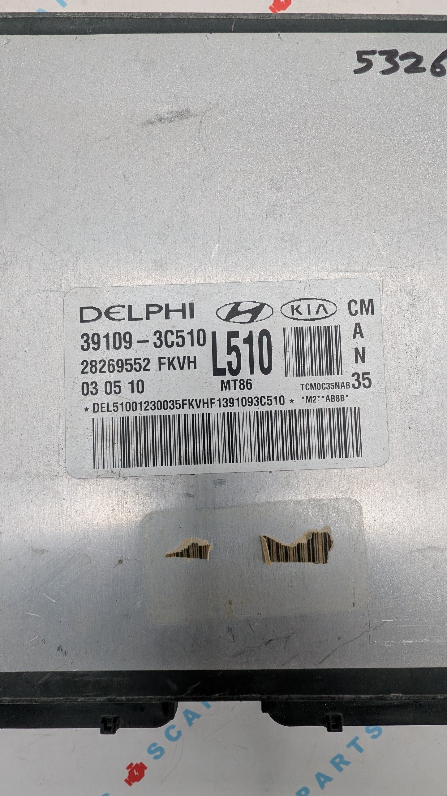 Used 2010 Hyundai Santa Fe Delphi 39109-3C510 ECU 28269552