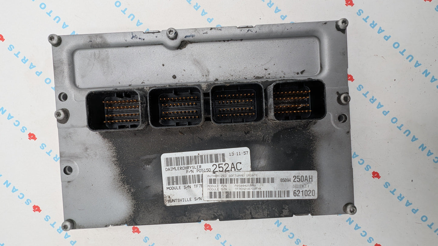 Used 2008 Dodge Caravan Chrysler P05150252AC ECU P05094250AH