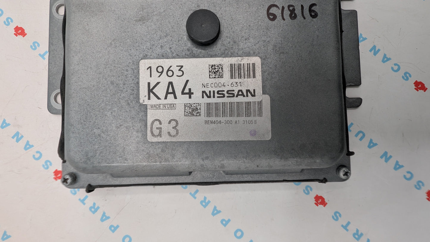 Used 2013 Nissan Sentra Hitachi BEM404-300 A1 ECU NEC004-631