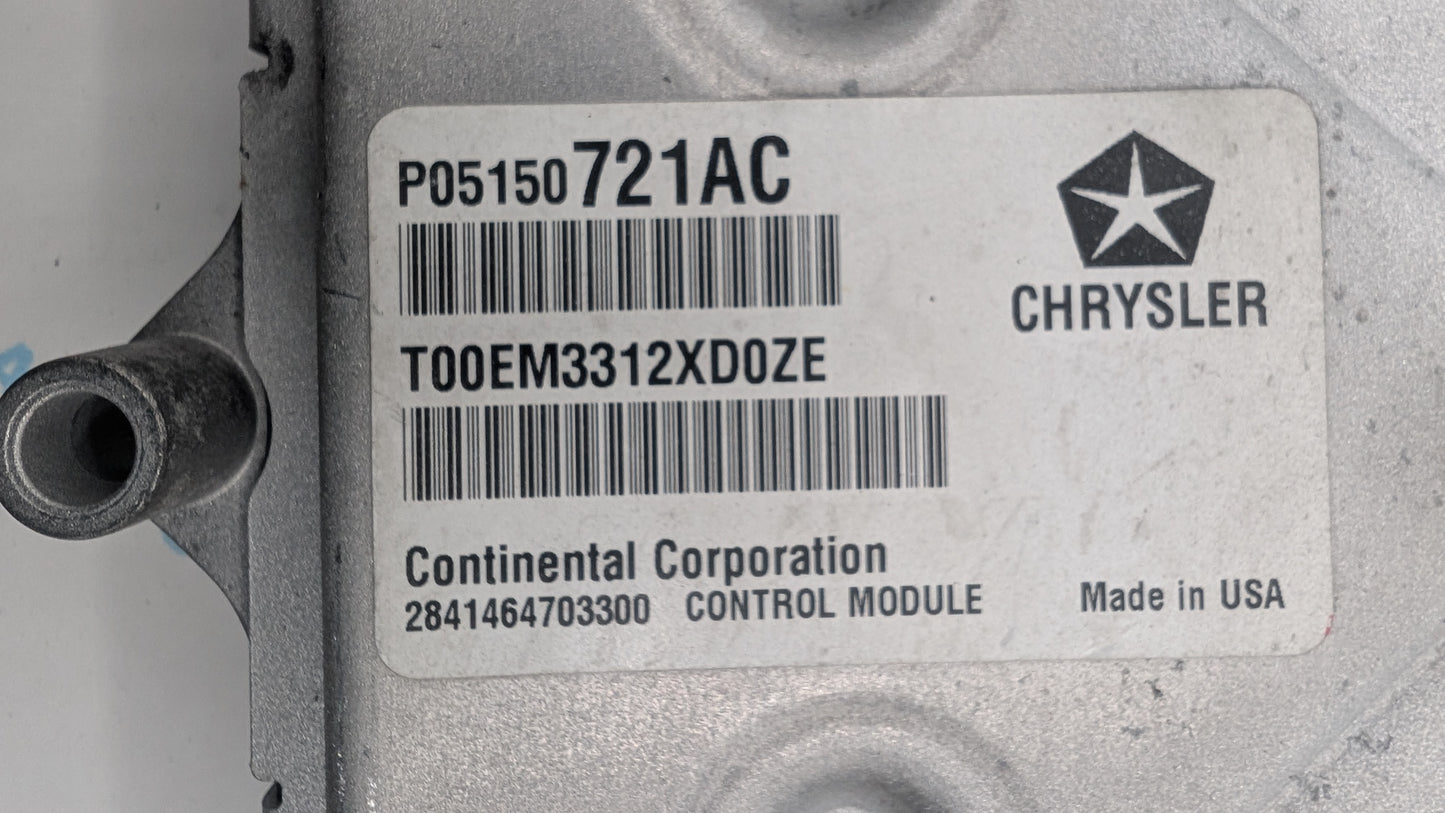 Used 2013 Dodge Journey Chrysler P05150721AC ECU P68164994AD