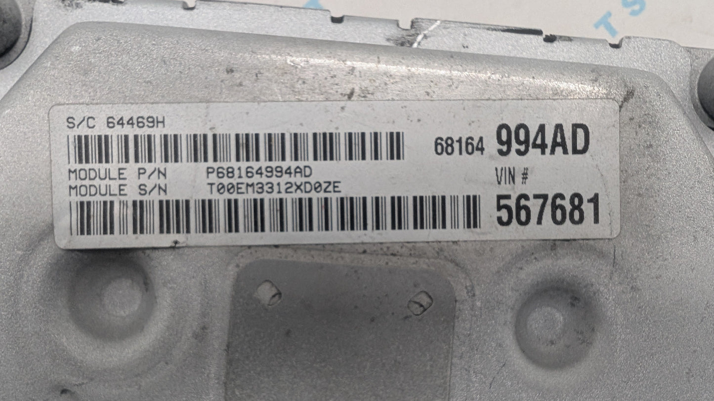Used 2013 Dodge Journey Chrysler P05150721AC ECU P68164994AD