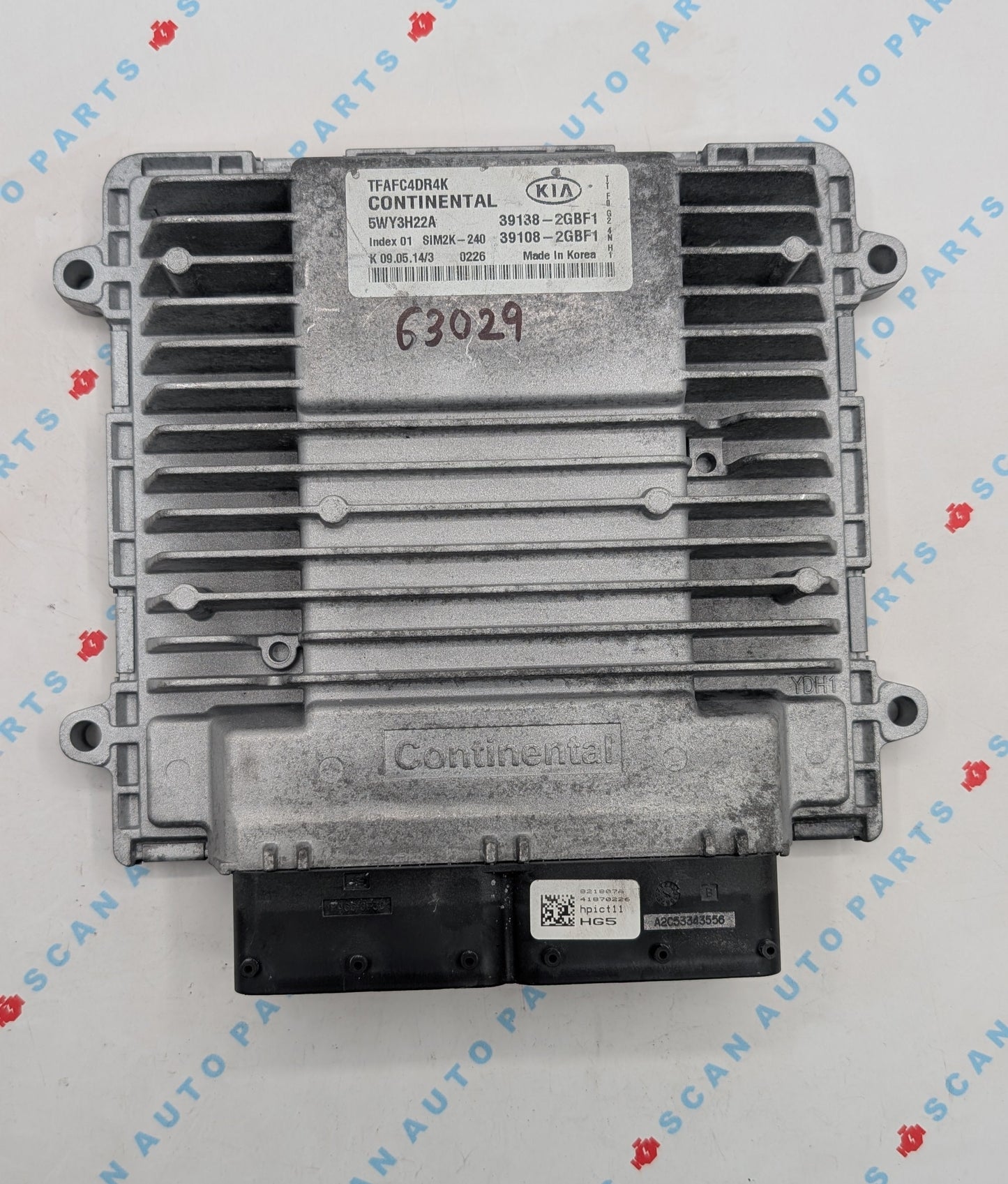 Used 2015 Kia Optima Continental 39138-2GBF1 ECU SIM2K-240 / 5WY3H22A
