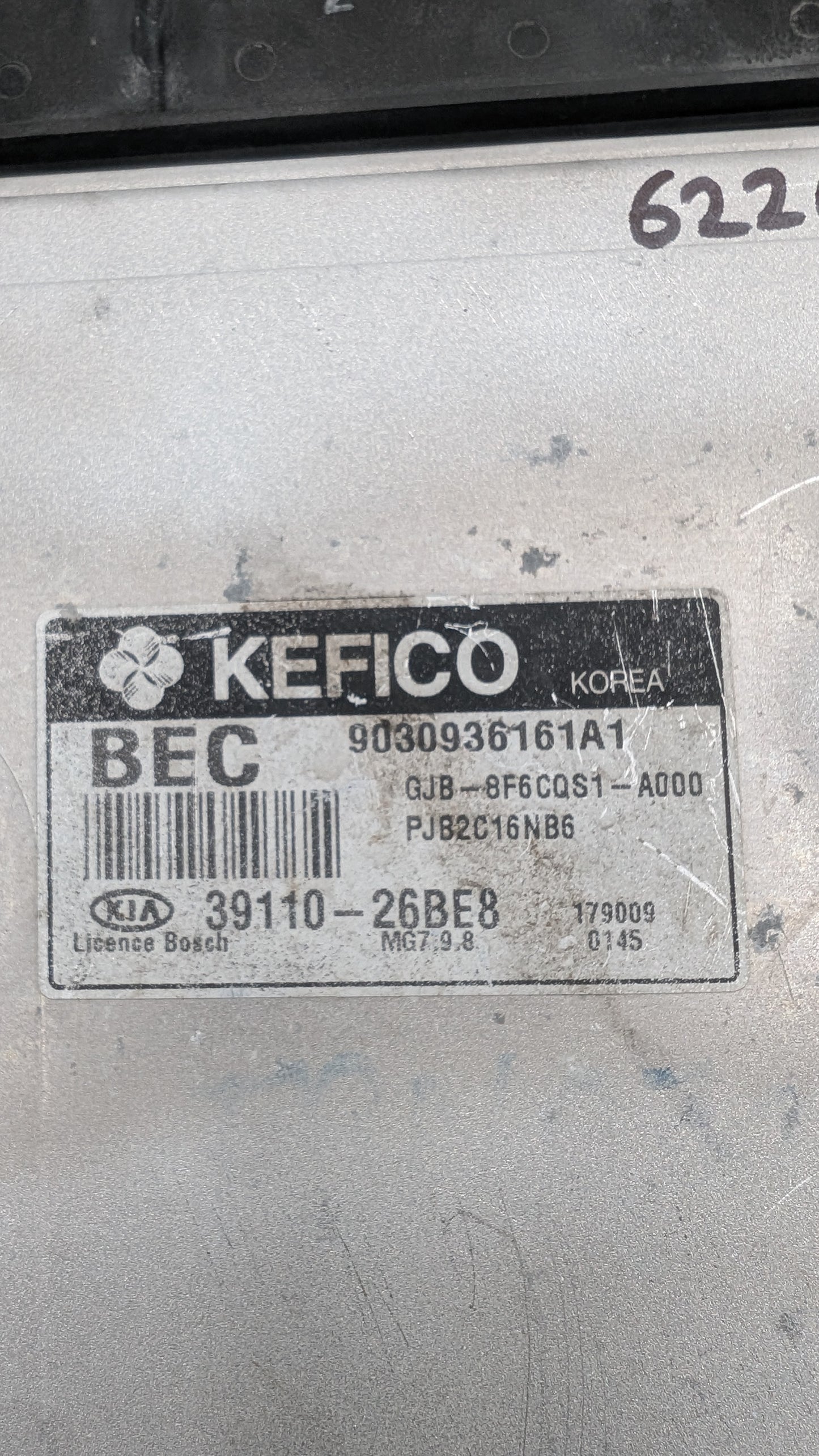 Used 2008 Kia Rio KEFICO 39110-26BE8 ECU MG7.9.8