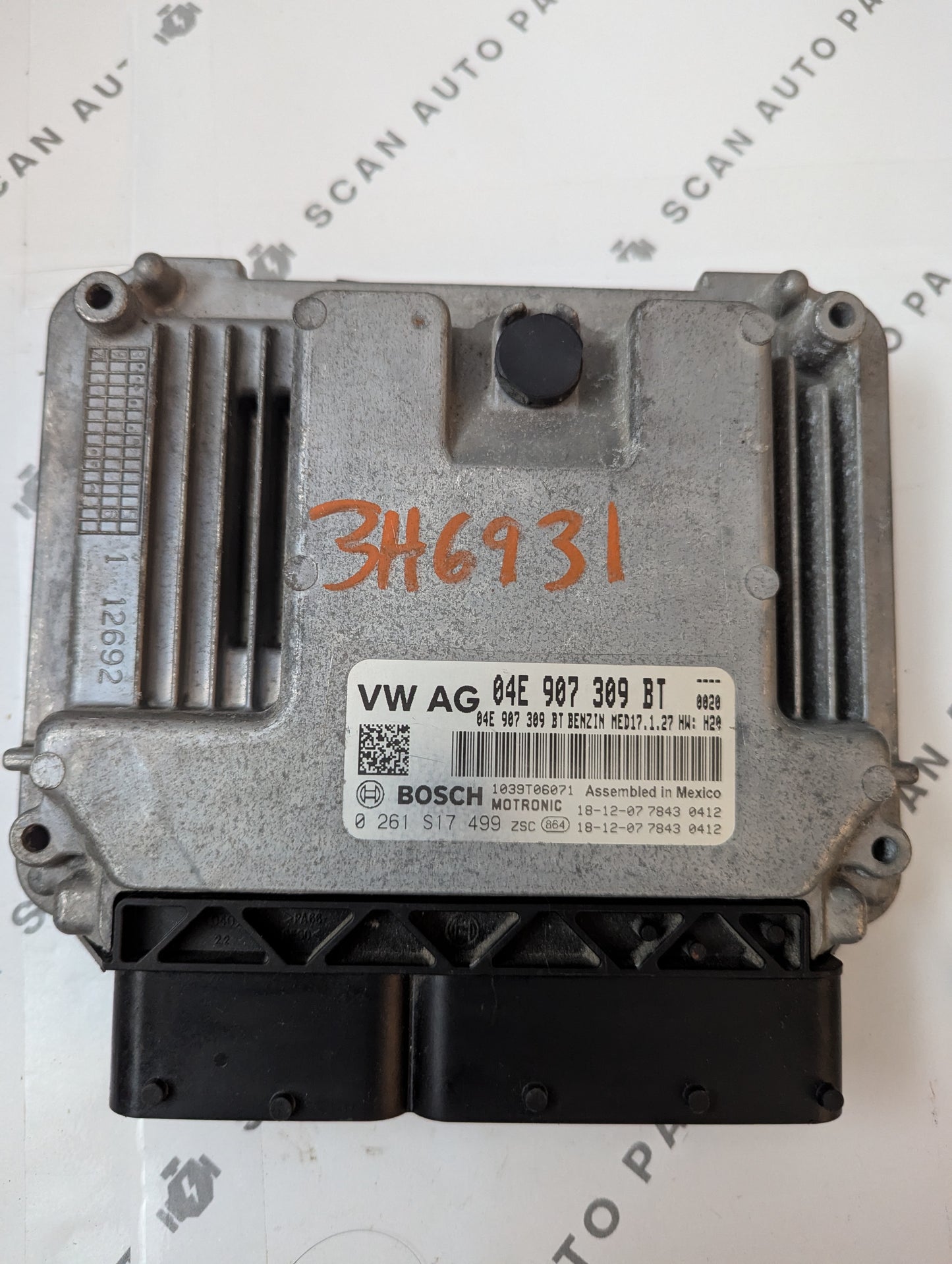 Used 2019 Volkswagen Golf Bosch MED17.1.27 ECU 0261S17499 0261 S17 499 04E907309BT