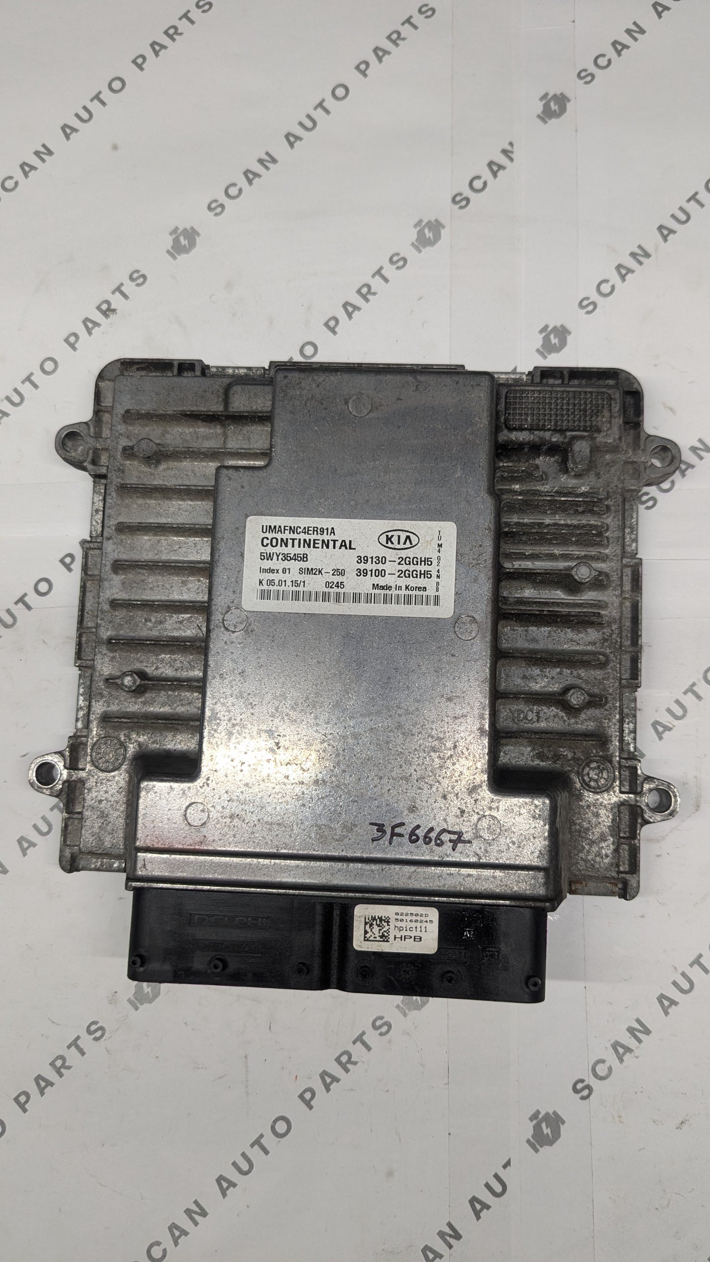 Used 2016 Kia Sorento Continental SIM2K-250 ECU 39130-2GGH5/391302GGH5/UMAFNC4ER91A