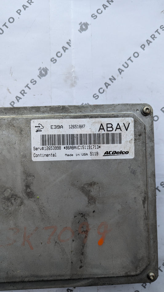 Used 2013-2016 Chevrolet Equinox ACDelco E39A ECU 12651807 / 12653998