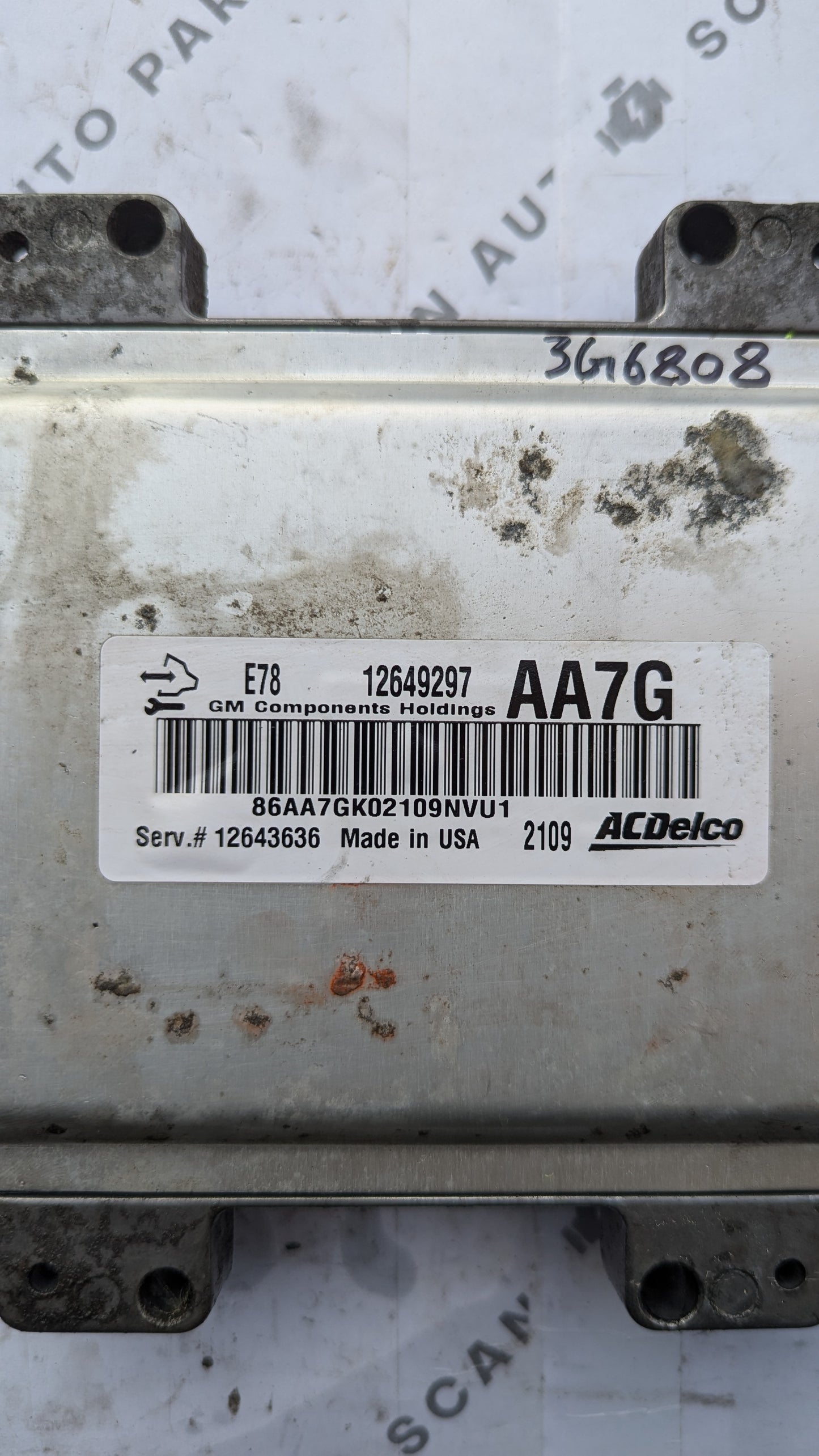 Used 2012 Chevrolet Silverado ACDelco E78 ECU 12649297/126443636