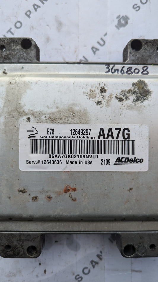 Used 2012 Chevrolet Silverado ACDelco E78 ECU 12649297/126443636