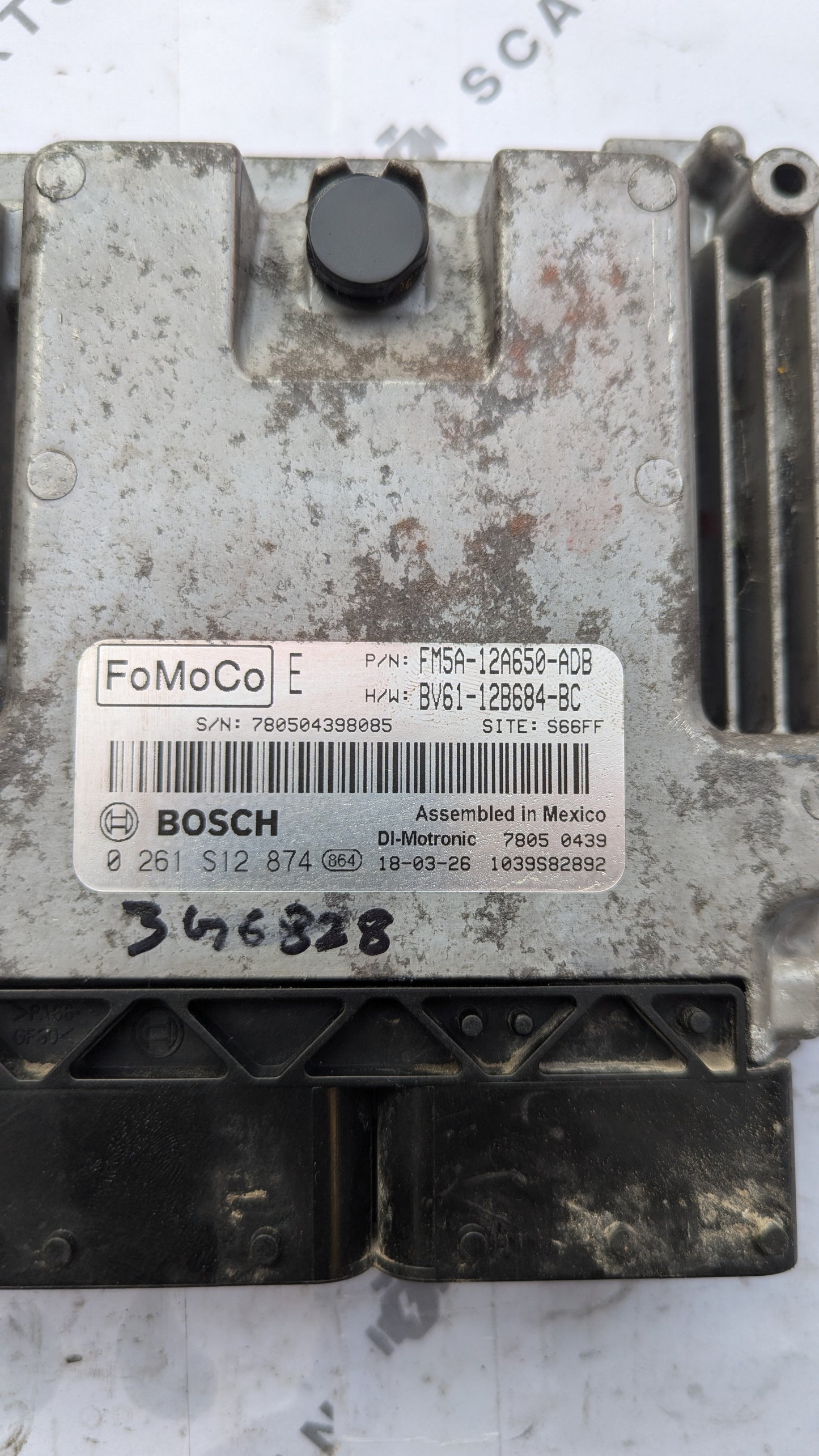 Used 2018 Ford Focus Bosch FoMoCo ECU MED17.0 0261S12874 FM5A12A650ADB