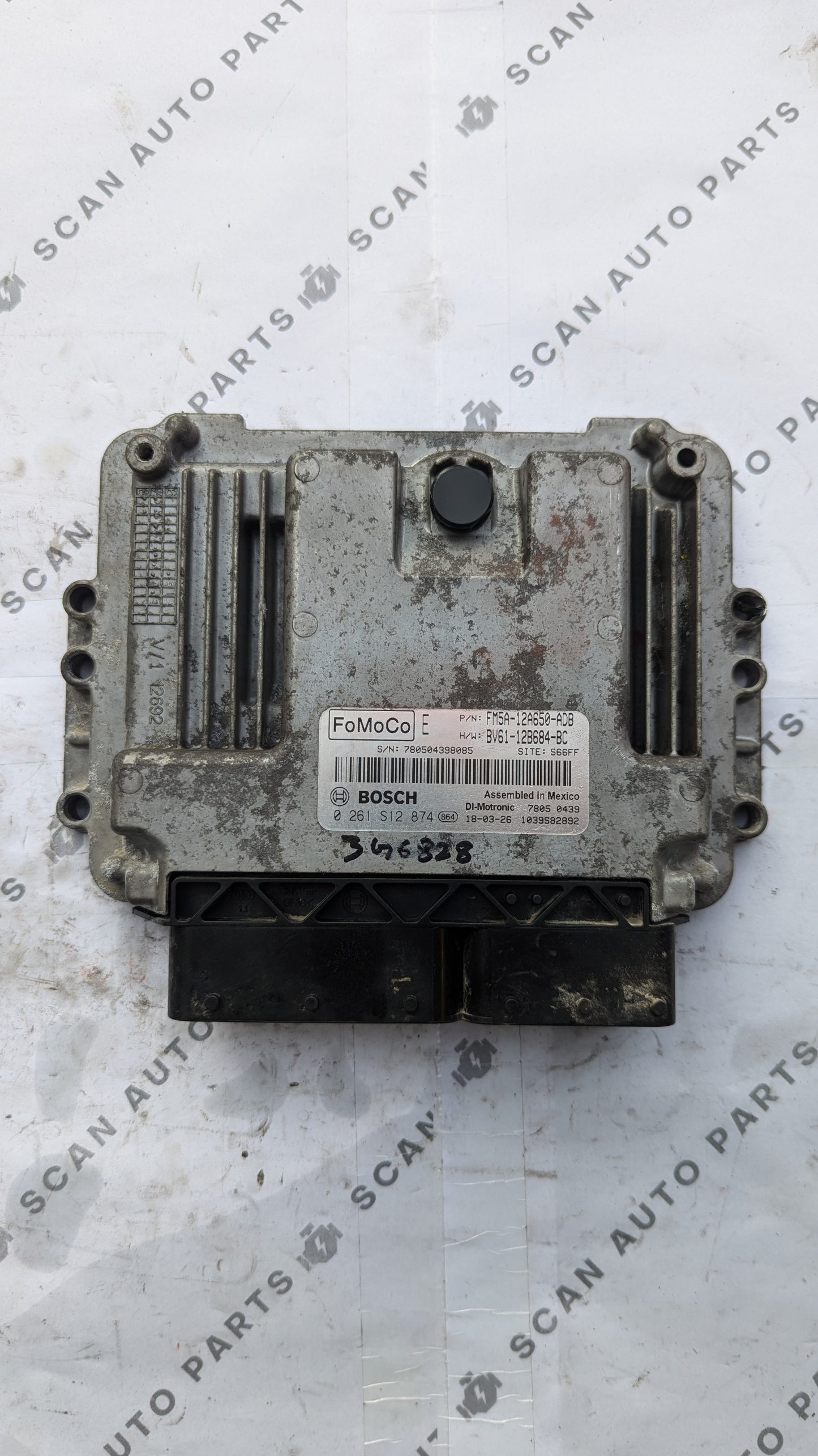 Used 2018 Ford Focus Bosch FoMoCo ECU MED17.0 0261S12874 FM5A12A650ADB
