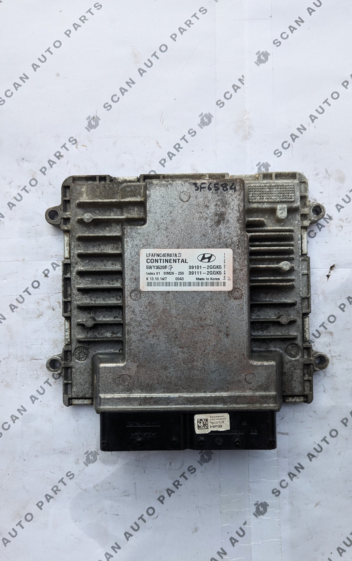 Used 2015-2016 Hyundai Sonata Continental SIM2K-250 ECU 39101-2GGK5 /LFAFNC4ER87A