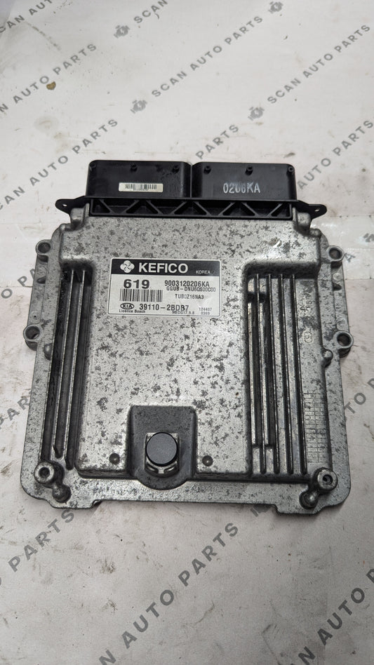 Used 2013 KIA RIO KEFICO MEDG17.9.8 ECU 39110-2BDB7 / 9003120206KA
