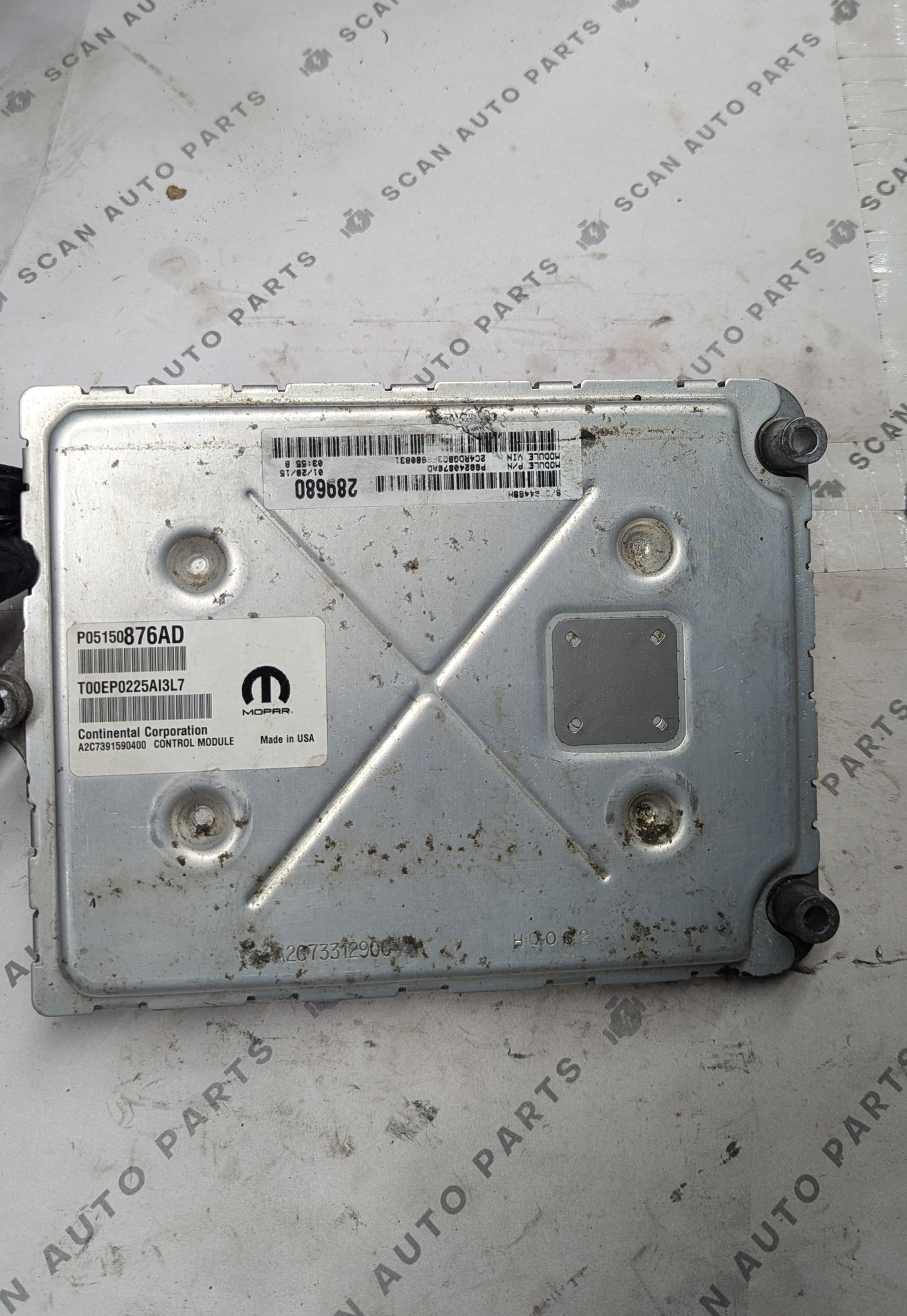 Used 2015 Dodge Caravan Mopar P05150876AD ECU P05150876AD / A2C7391590400