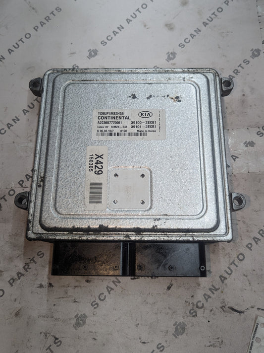 Used 2011 Kia Soul Continental SIM2K-241 ECU 39100-2EXB1 / A2C9857770001