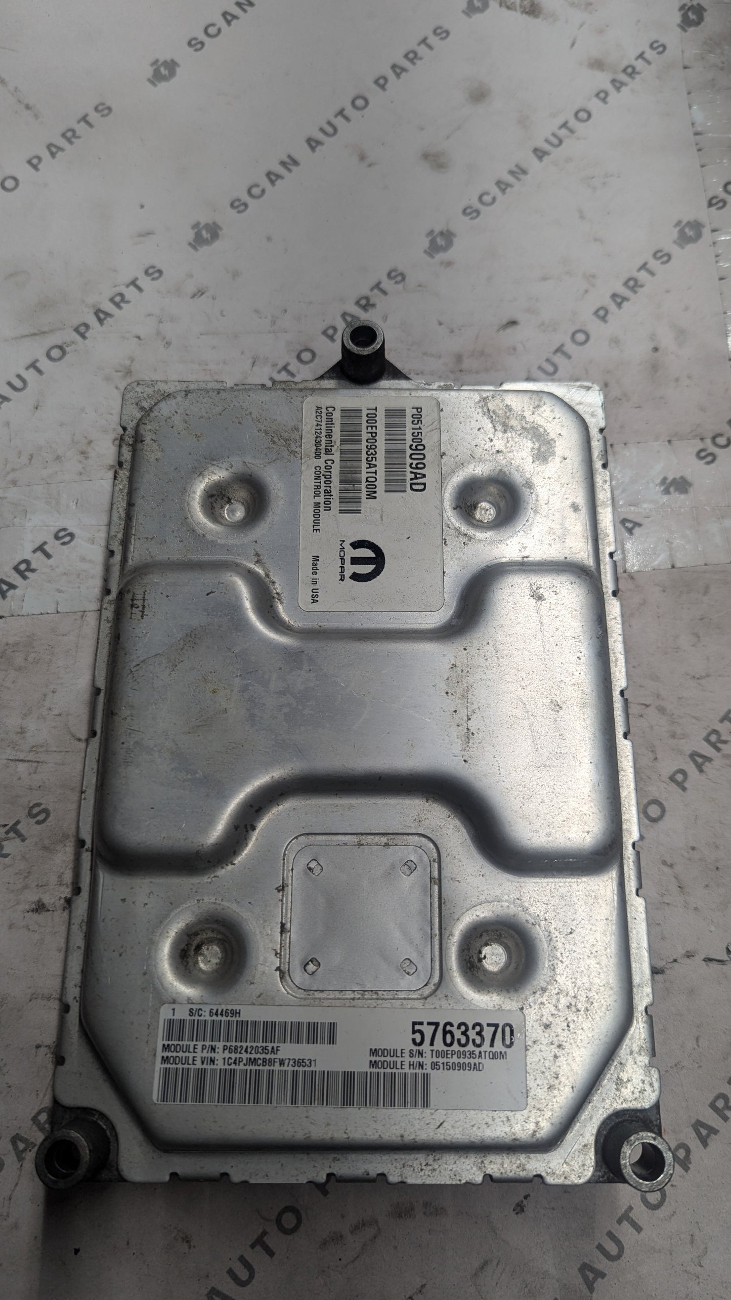 Used 2015 Grand Cherokee Mopar P05150909AD ECU A2C7412430400