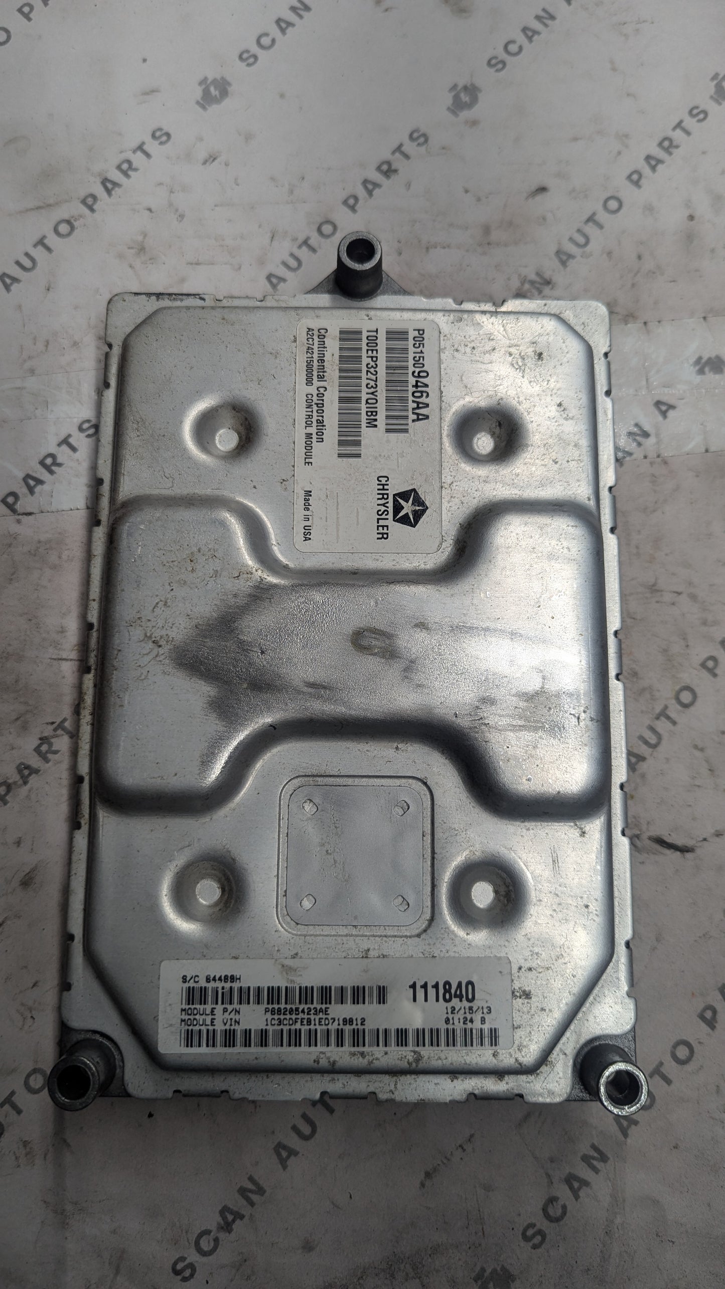 Used 2014 Dodge Dart Mopar P05150946AA ECU A2C7421500000