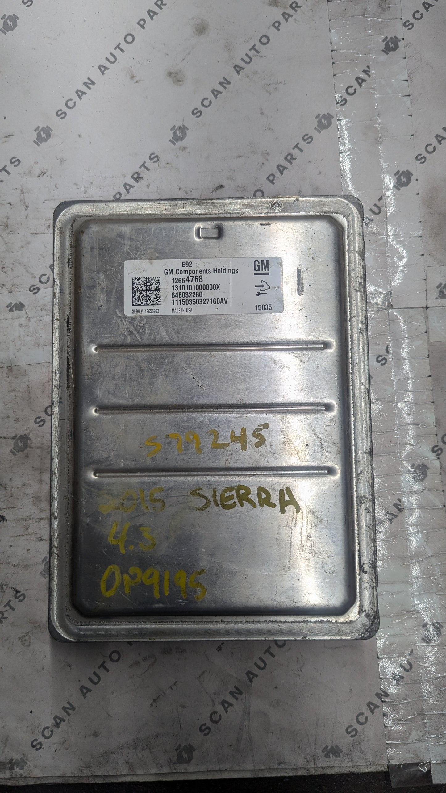Used 2015 GMC Sierra GM E92 12664768 ECU 848032280