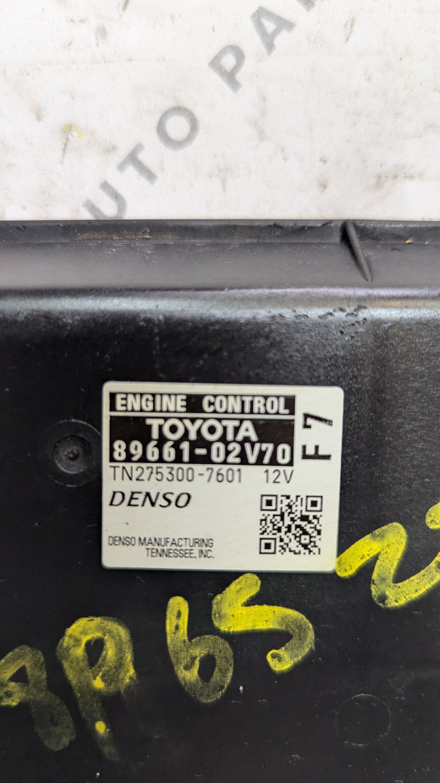 Used 2010 Vibe Denso 89661-02V70 ECU TN275300-7601