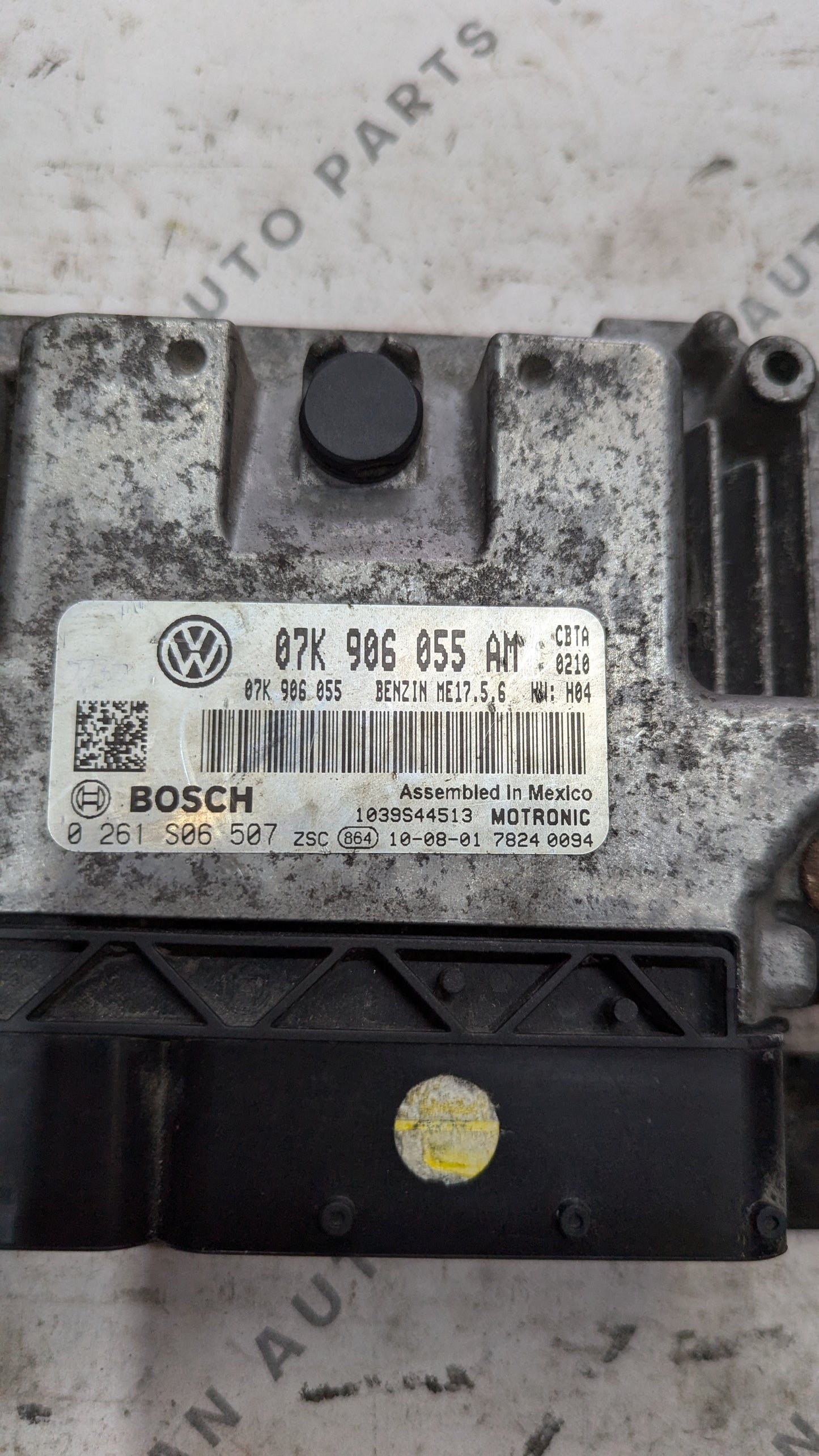 Used 2012 Volkwagen Passat Bosch ME17.5.6 / 07K906055AM ECU 0261S06507