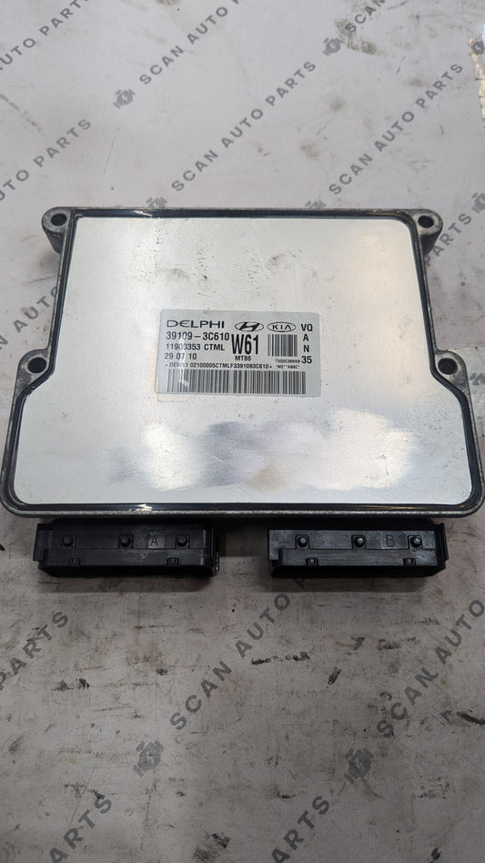 Used 2011 Kia Sedona Delphi 39109-3C610 ECU 11900353