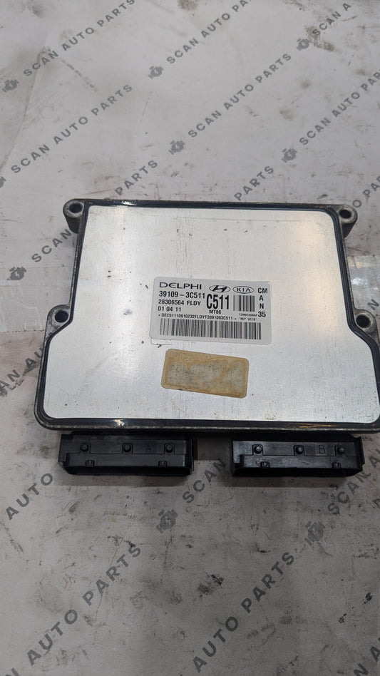 Used 2011 Hyundai Santa Fe Delphi 39109-3C511 ECU 28306564