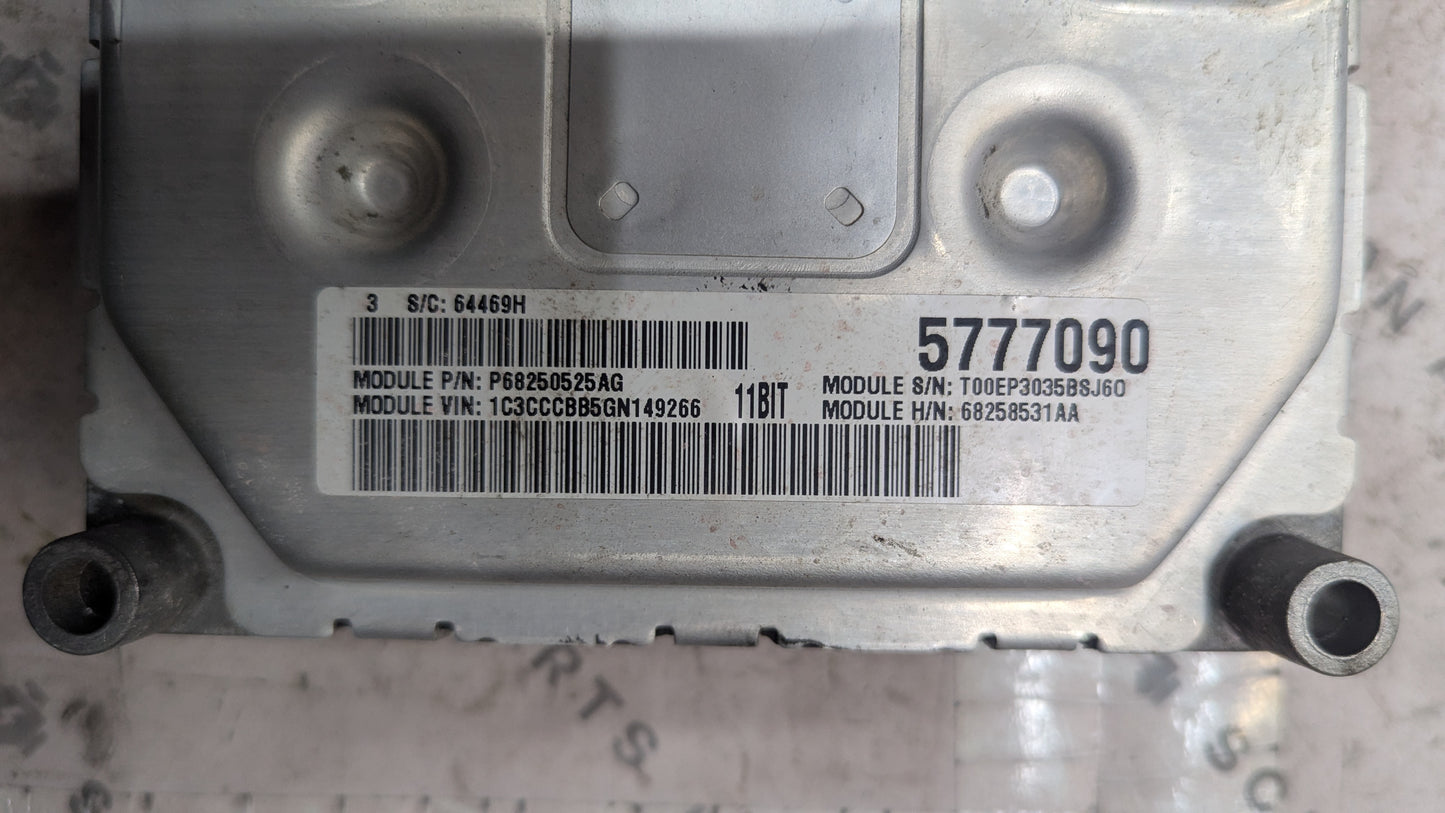 Used 2016 Chrysler 200 Mopar P68258531AA ECU A2C7480530000